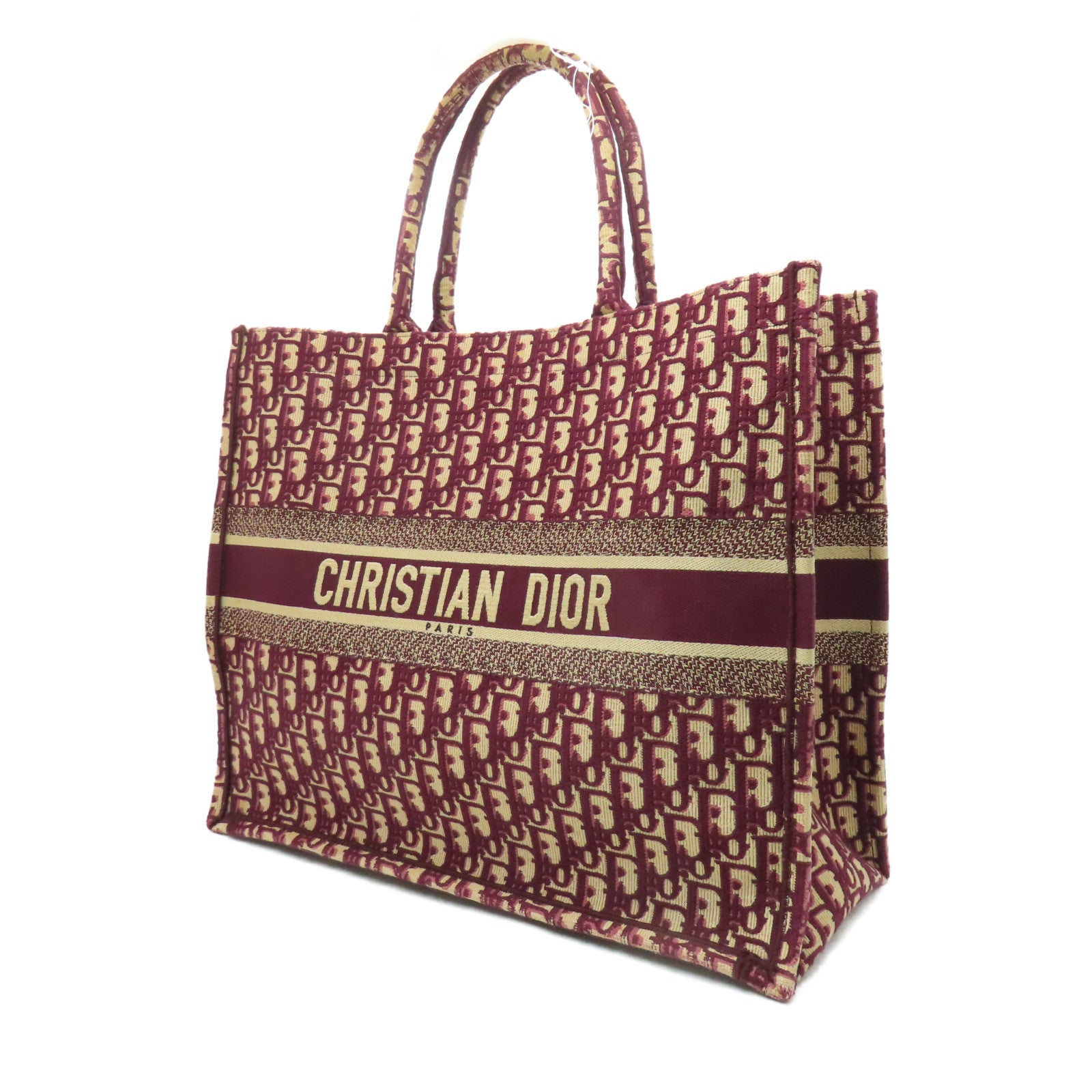 Dior 帆布Book Tote Large手挽袋紅色