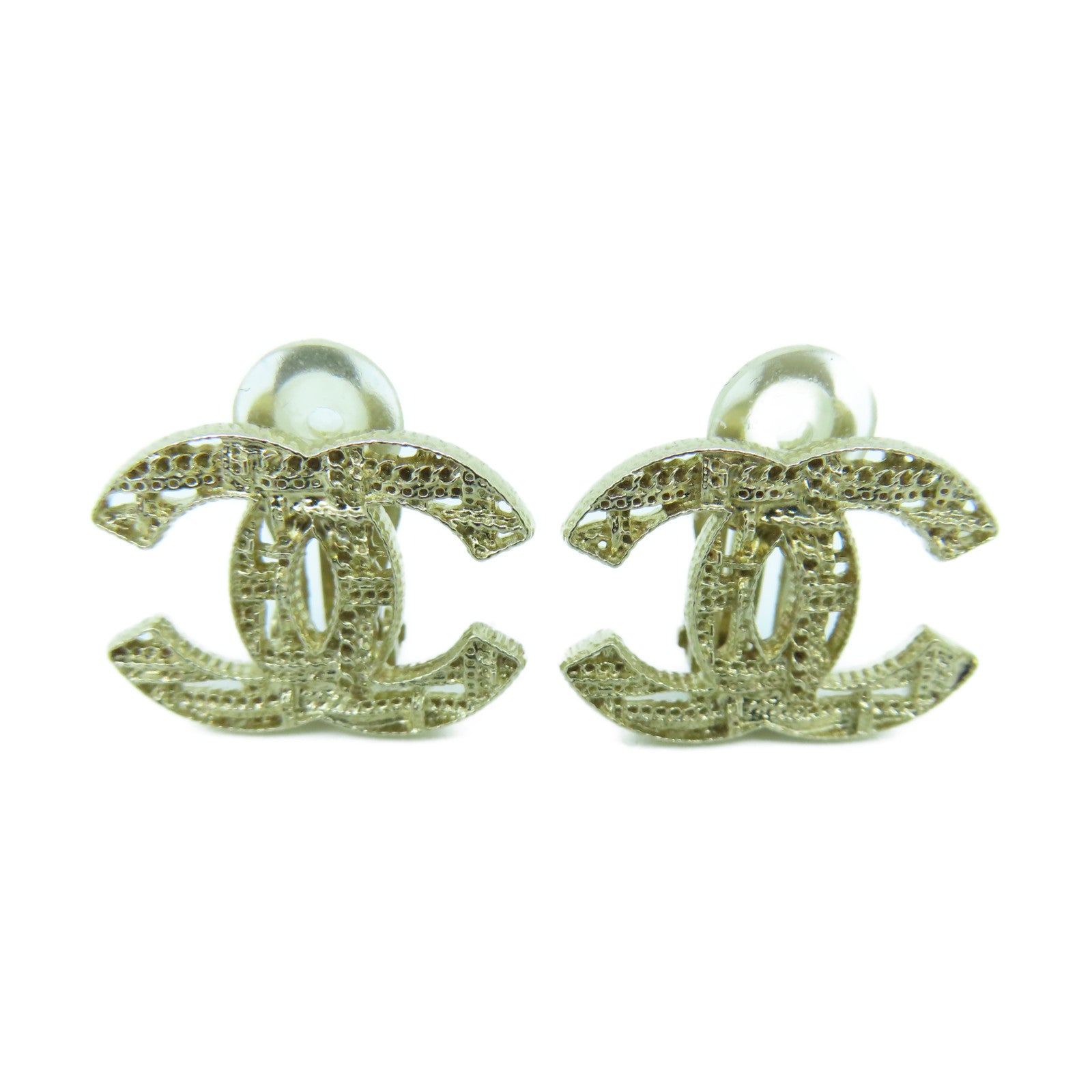 CHANEL 不鏽鋼Earrings耳環金色
