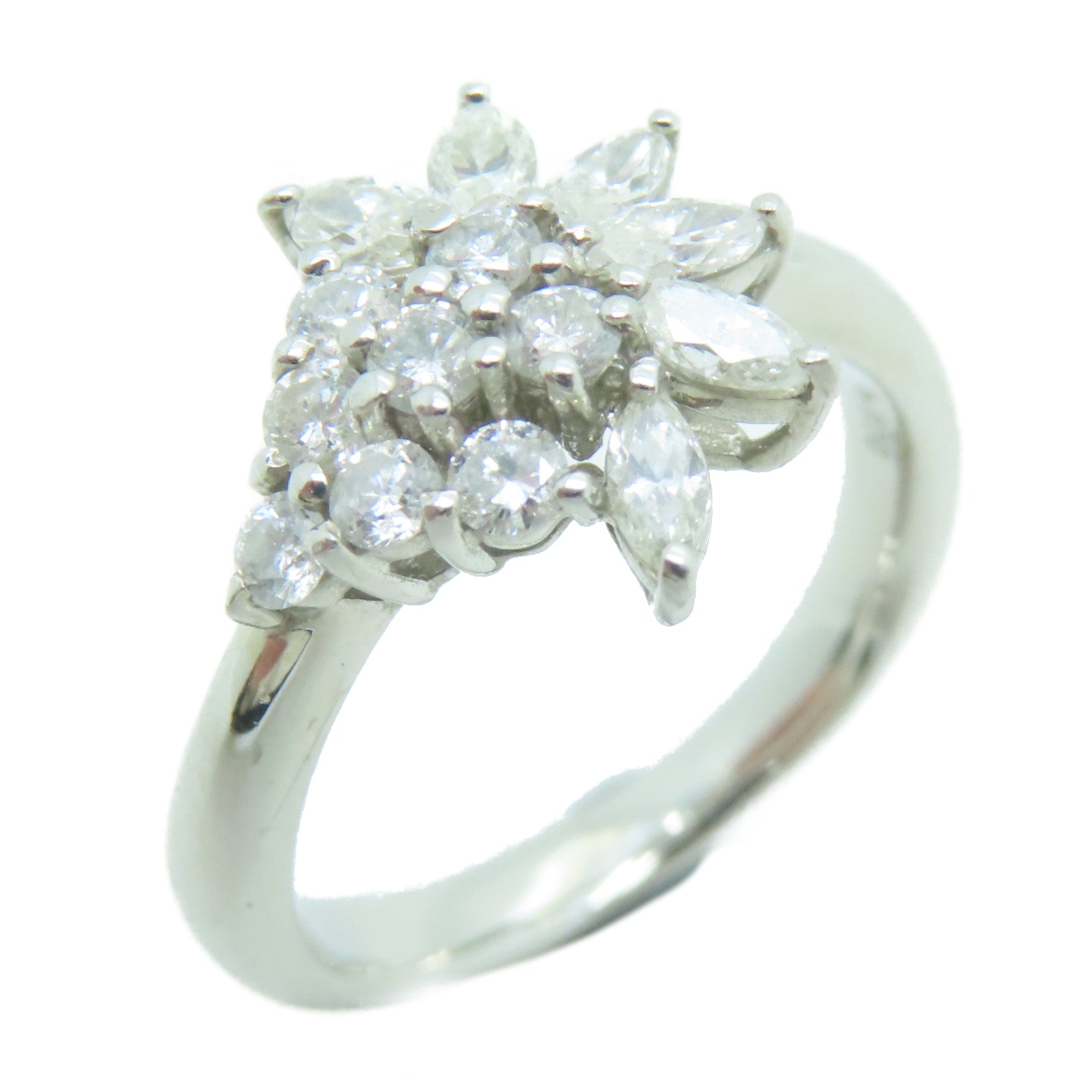 JEWELRY 【激減優惠】PT900鉑金0.72ct鑽石戒指US#4.5
