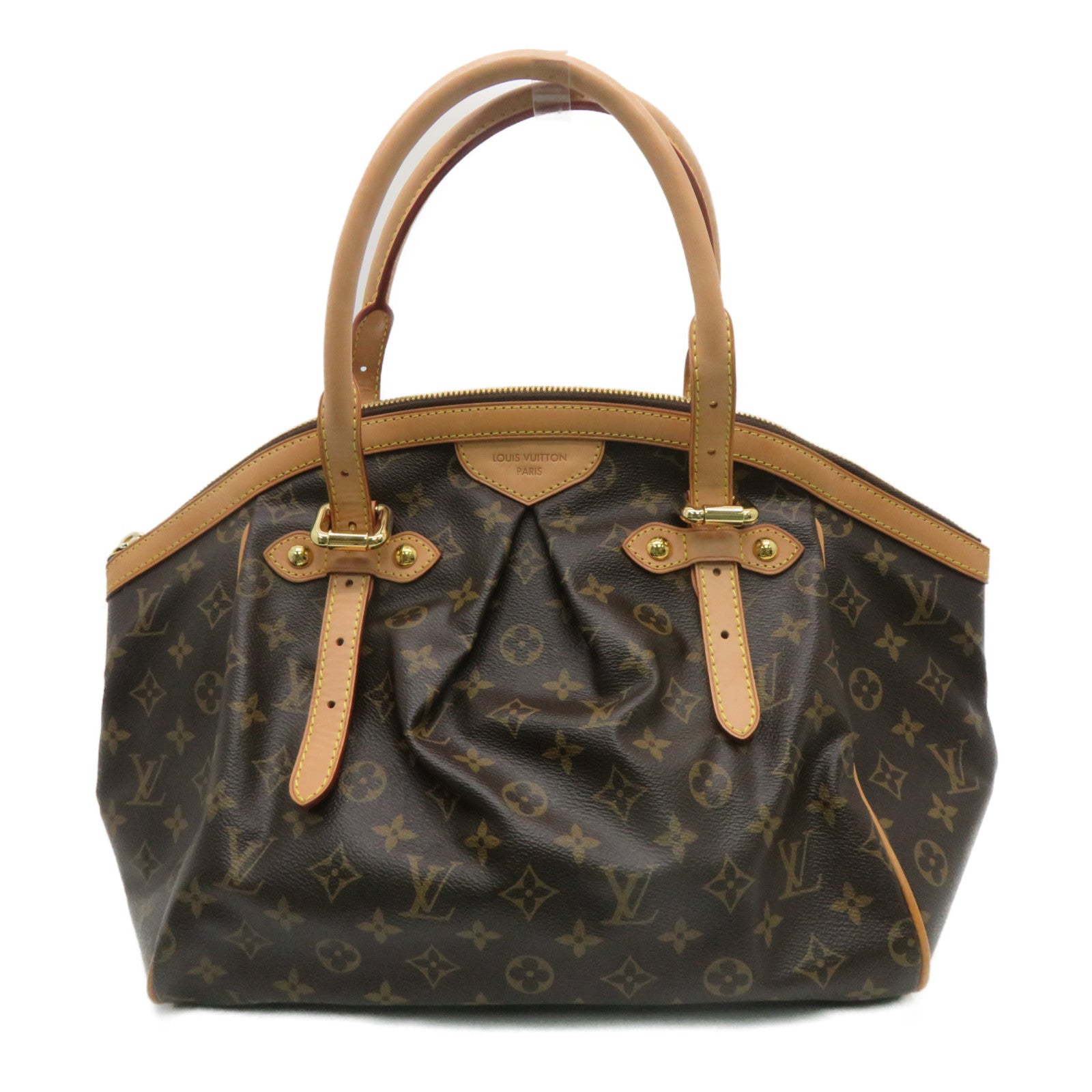 LOUIS VUITTON 【激减优惠】Monogram Tivoli GM金扣手挽袋啡色