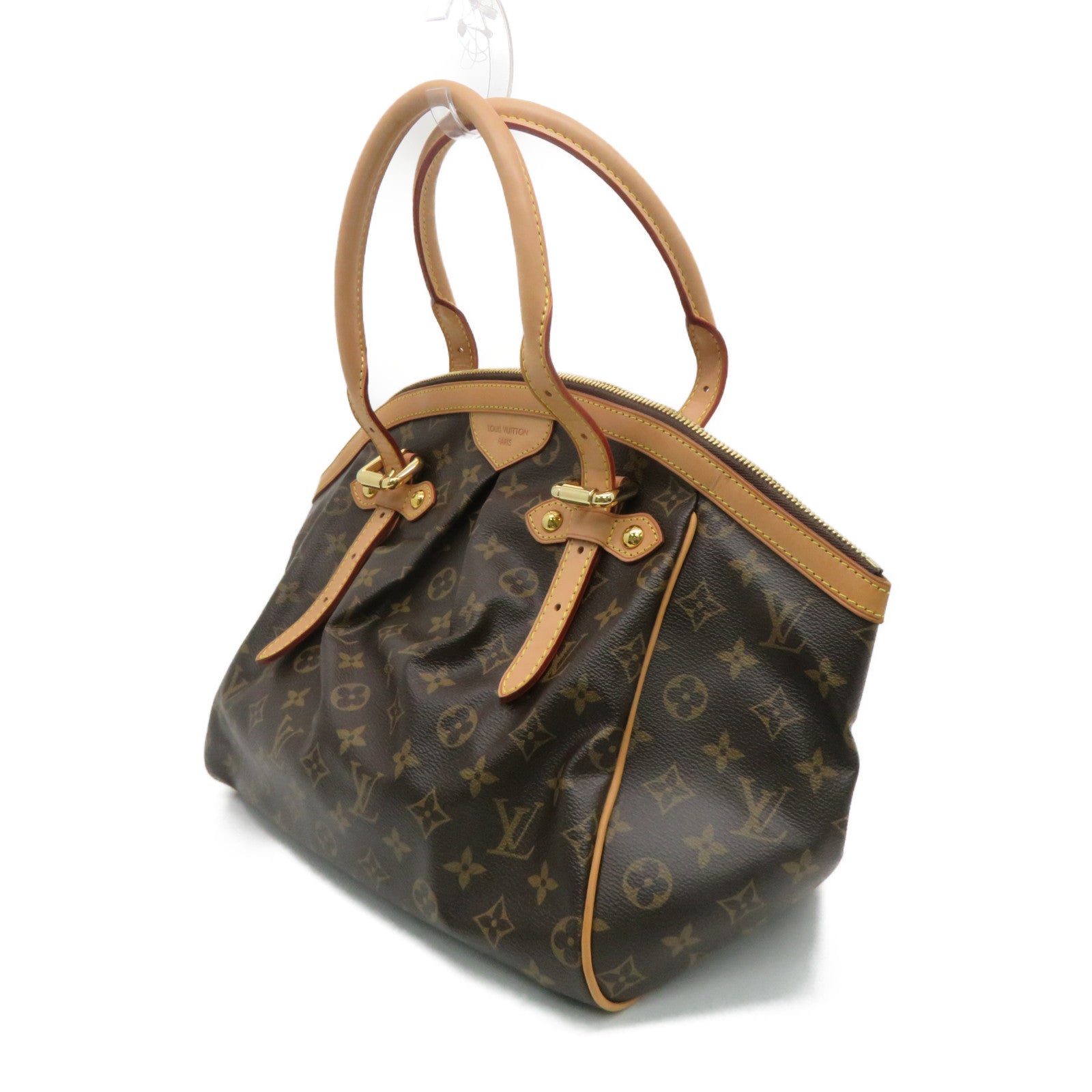 LOUIS VUITTON 【激减优惠】Monogram Tivoli GM金扣手挽袋啡色