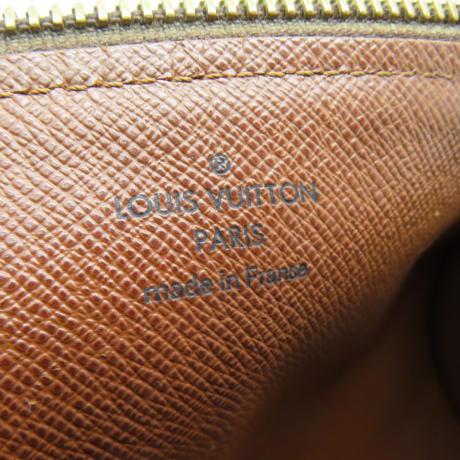 LOUIS VUITTON Monogram Papillon GM金扣手挽袋啡色