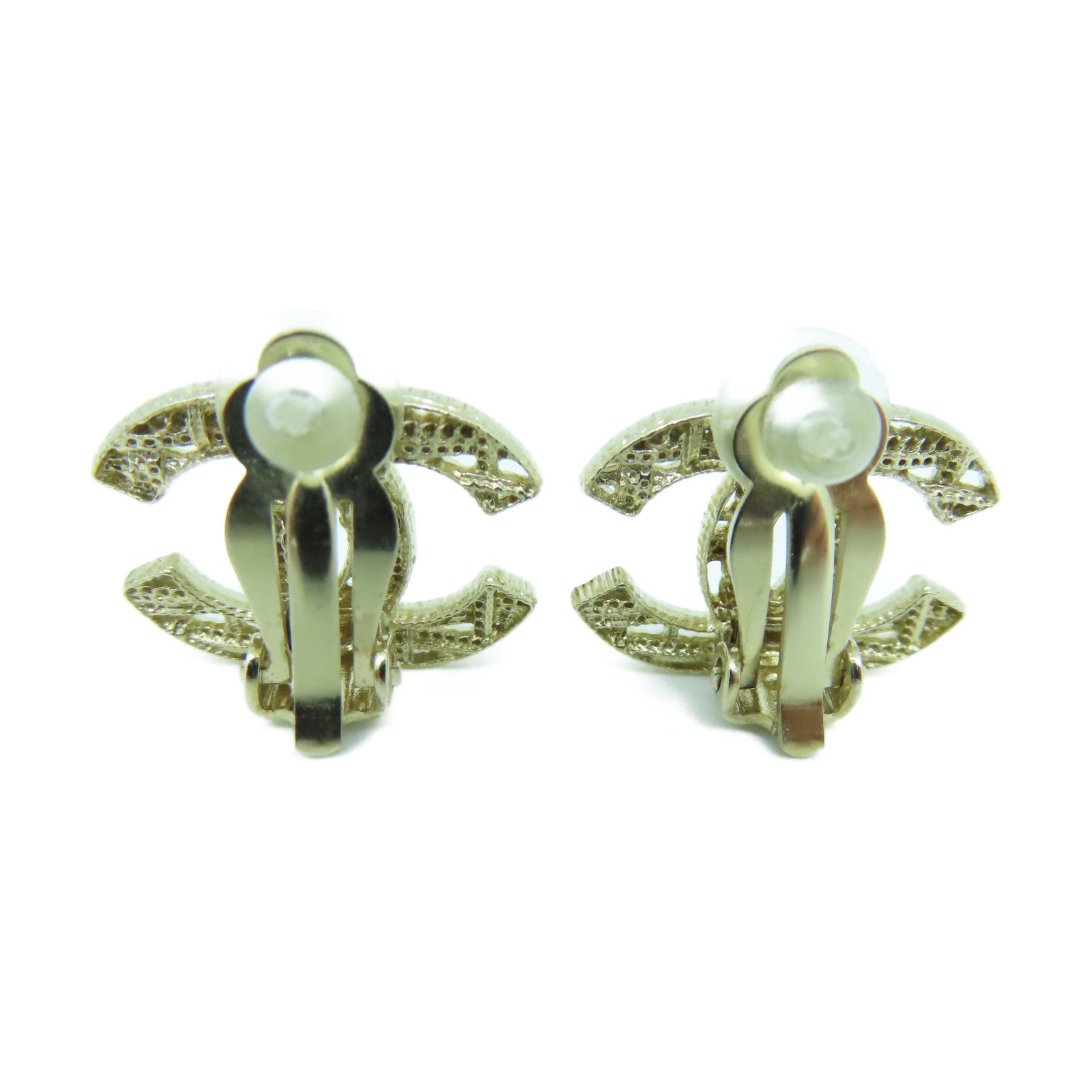 CHANEL 不鏽鋼Earrings耳環金色