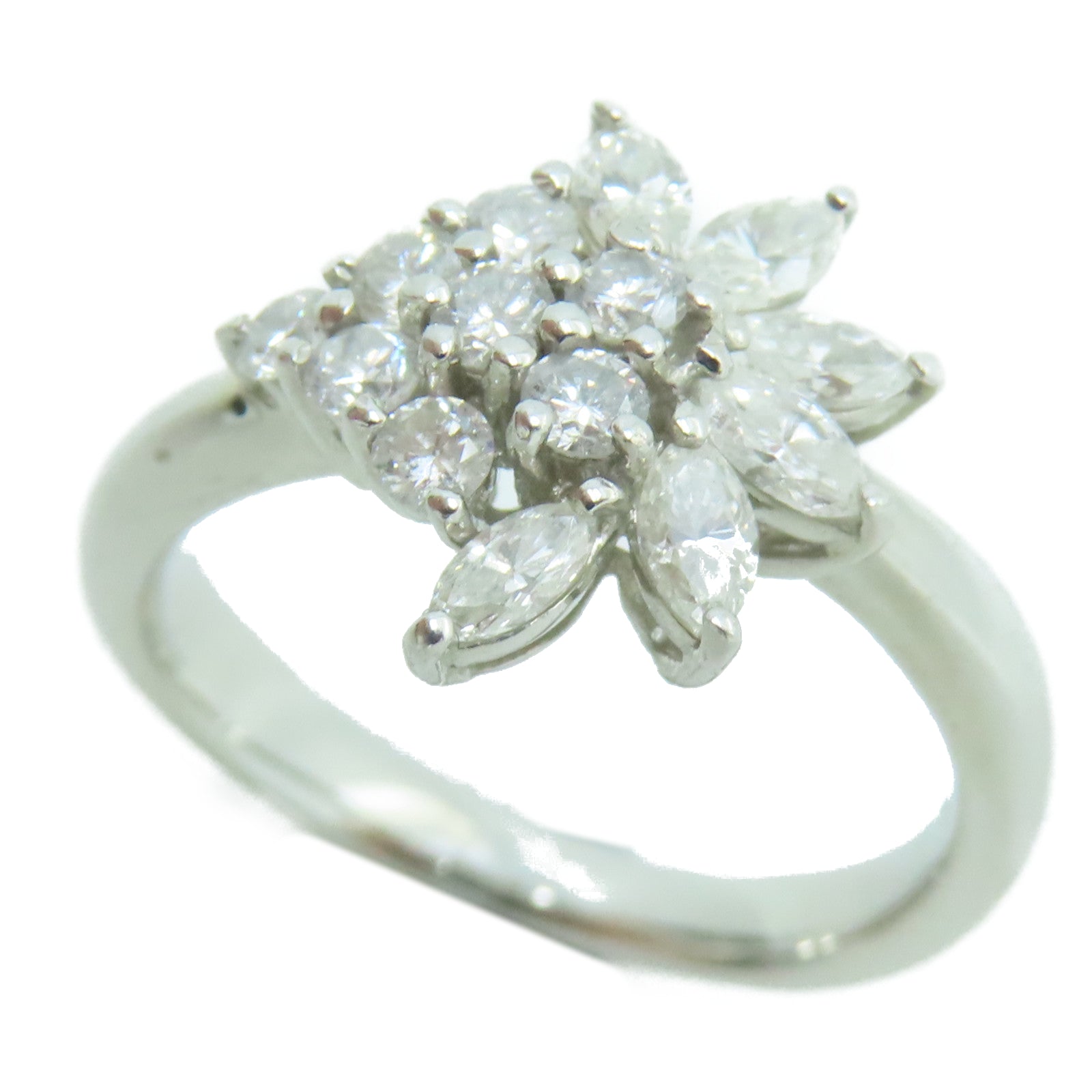 JEWELRY 【激減優惠】PT900鉑金0.72ct鑽石戒指US#4.5