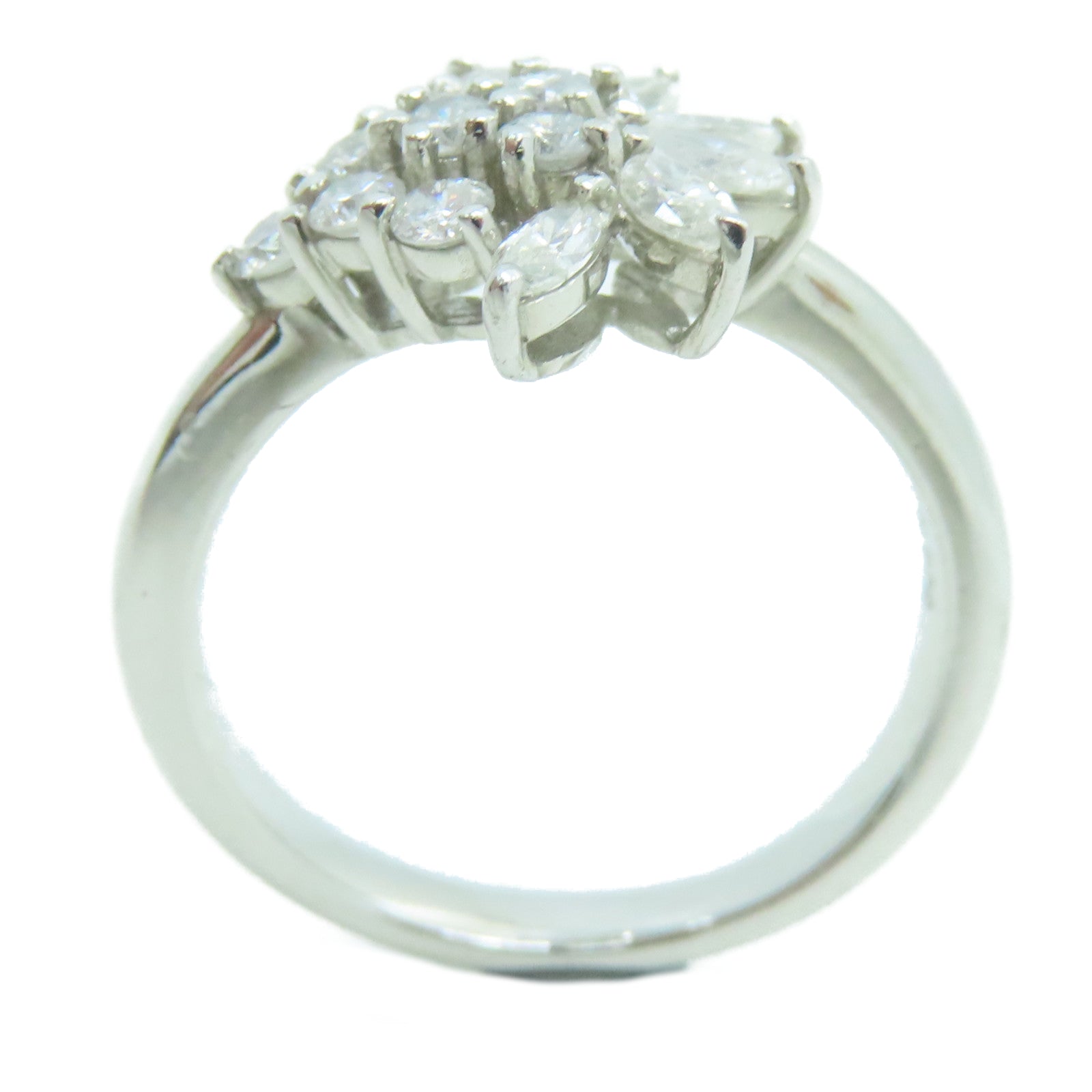 JEWELRY 【激減優惠】PT900鉑金0.72ct鑽石戒指US#4.5