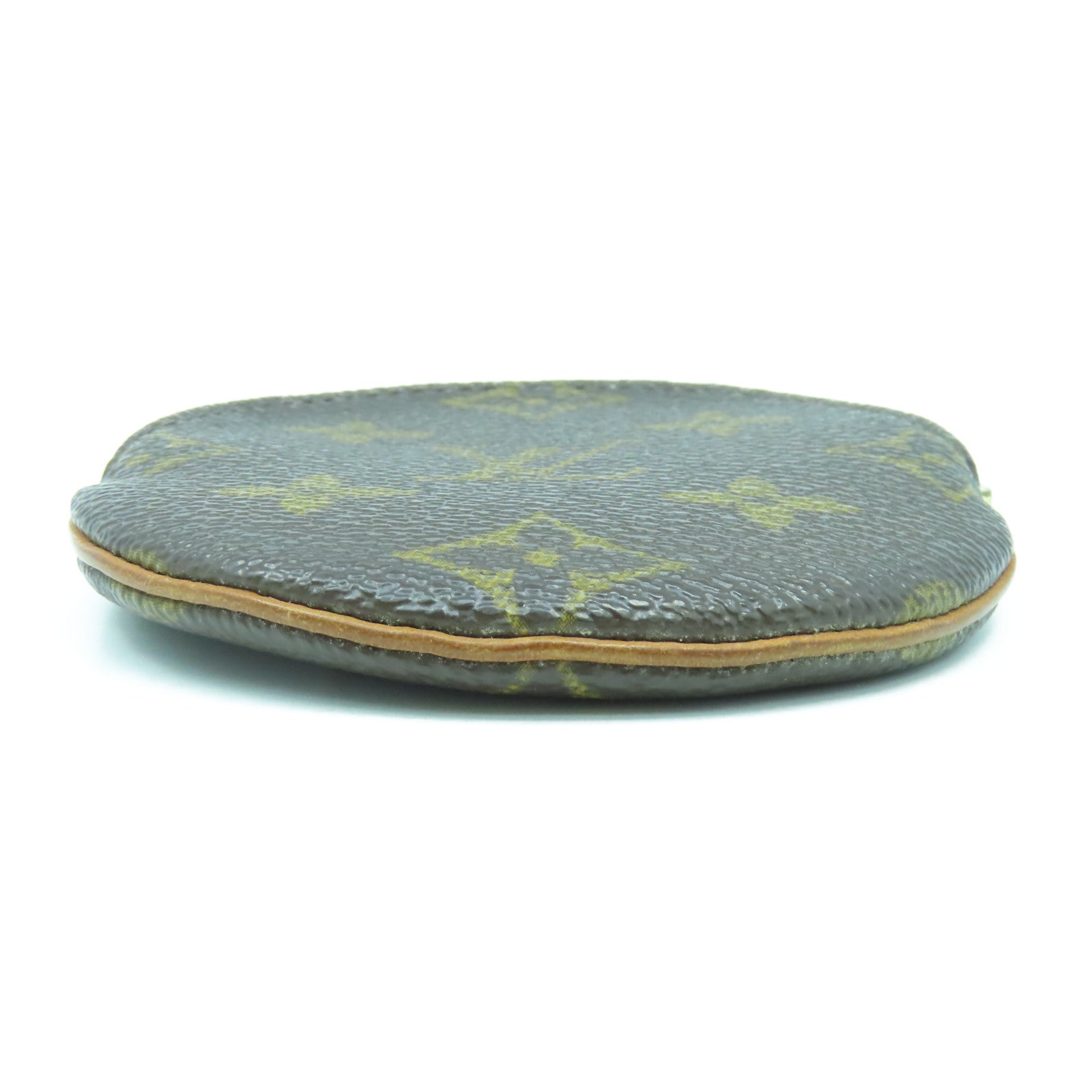 LOUIS VUITTON Monogram Coin Purse金扣零錢包啡色