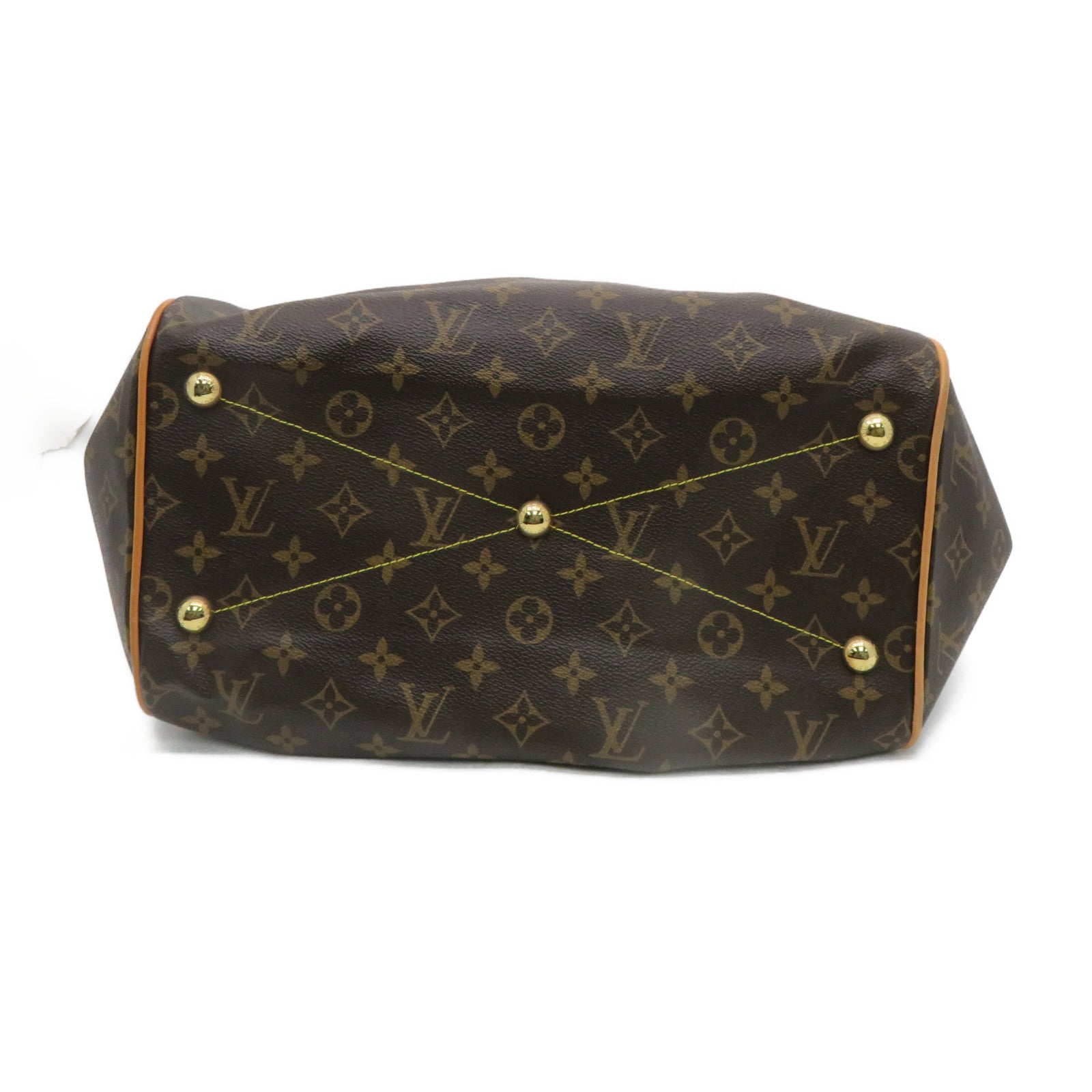 LOUIS VUITTON 【激减优惠】Monogram Tivoli GM金扣手挽袋啡色