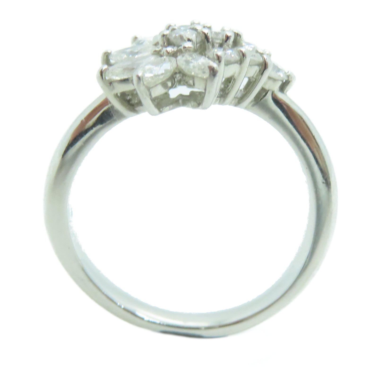 JEWELRY 【激減優惠】PT900鉑金0.72ct鑽石戒指US#4.5