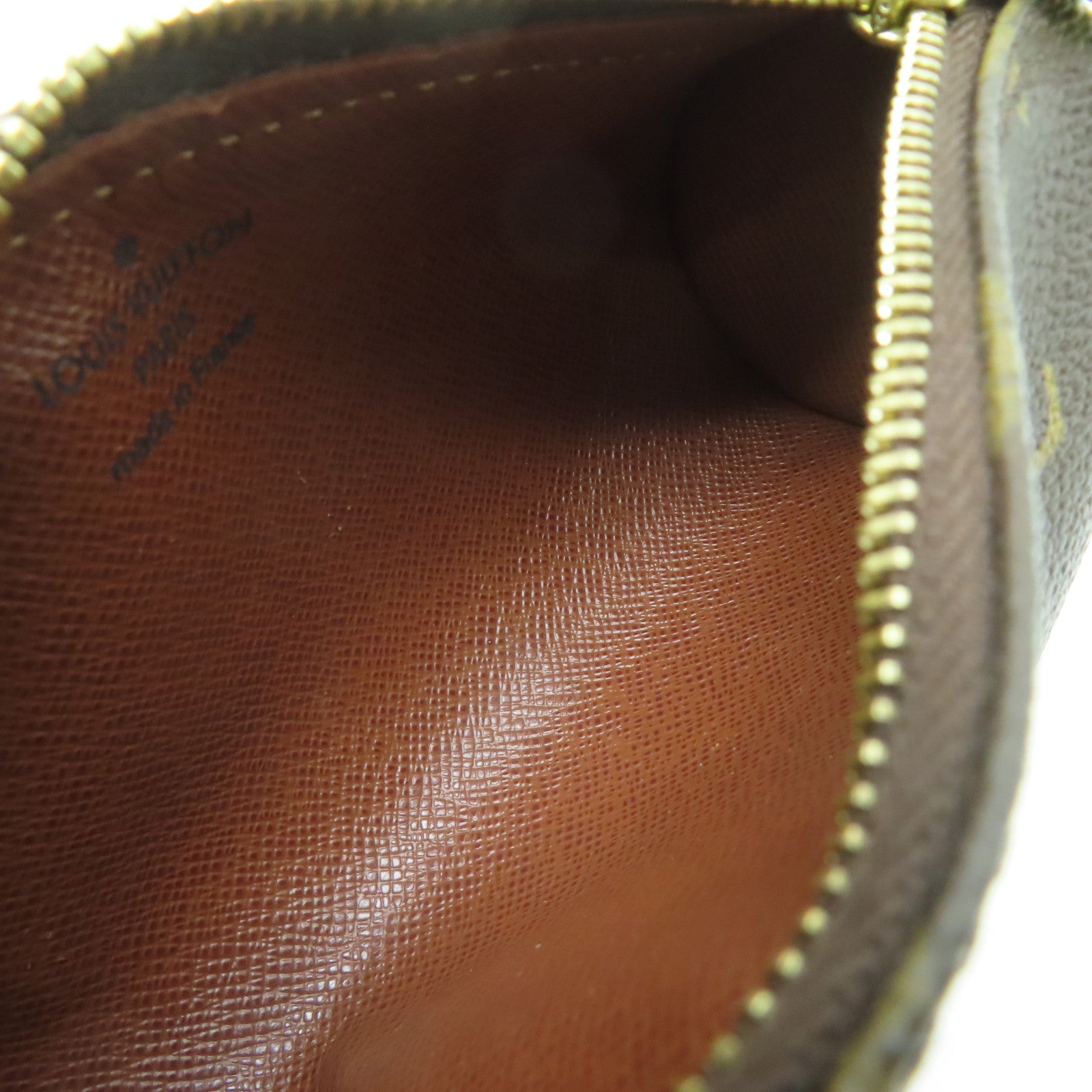 LOUIS VUITTON Monogram Papillon GM金扣手挽袋啡色