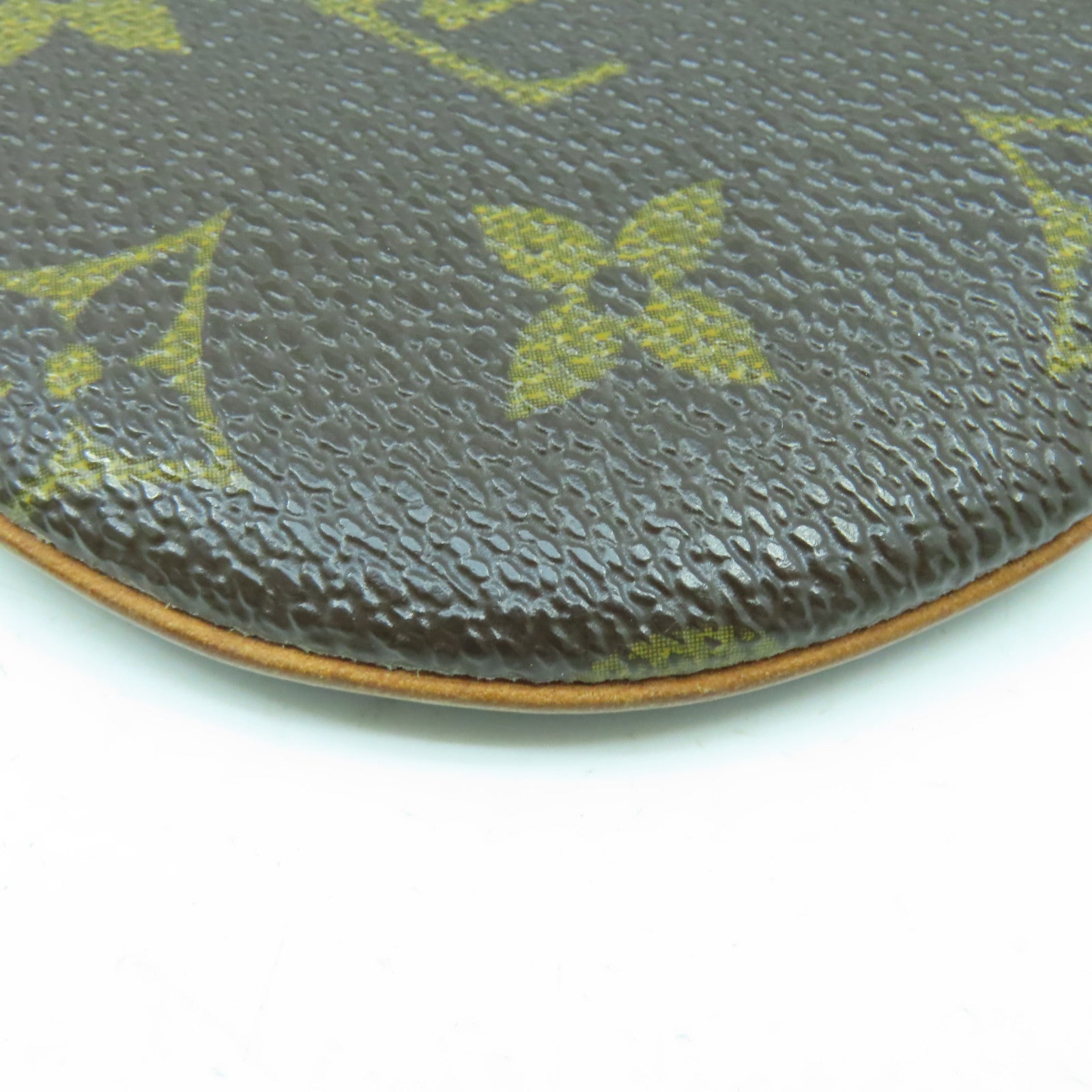 LOUIS VUITTON Monogram Coin Purse金扣零錢包啡色