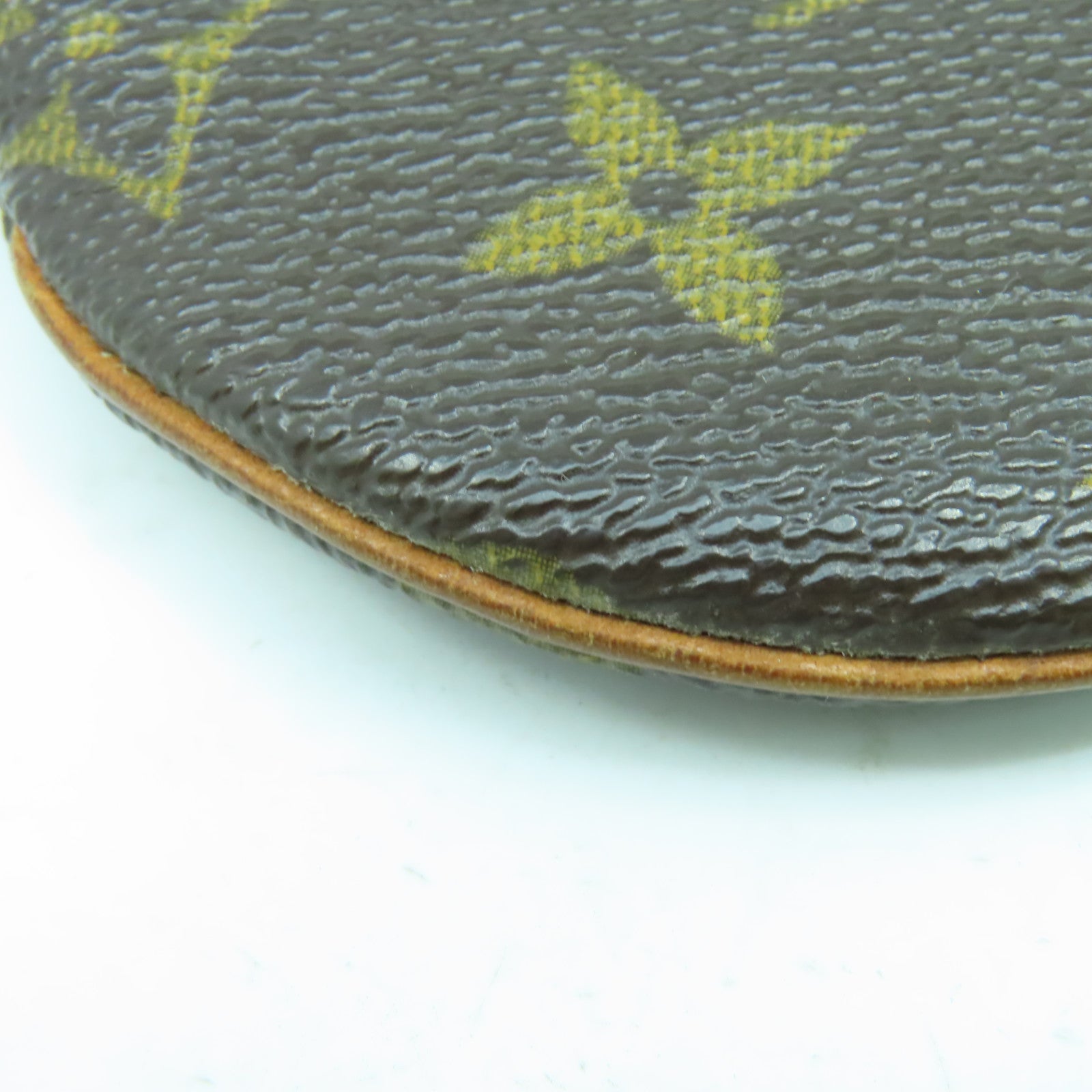 LOUIS VUITTON Monogram Coin Purse金扣零錢包啡色
