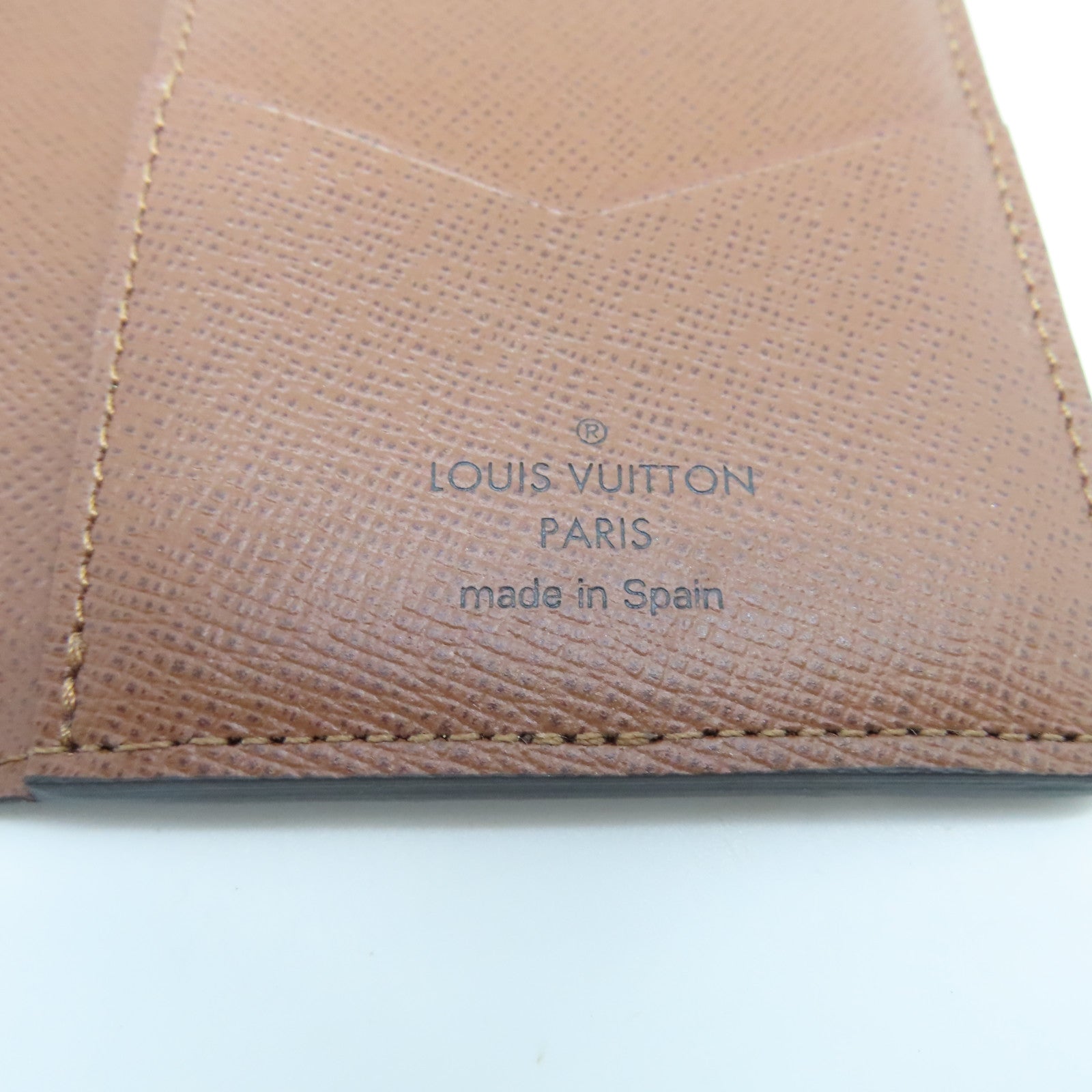 LOUIS VUITTON Monogram Card Case card case brown