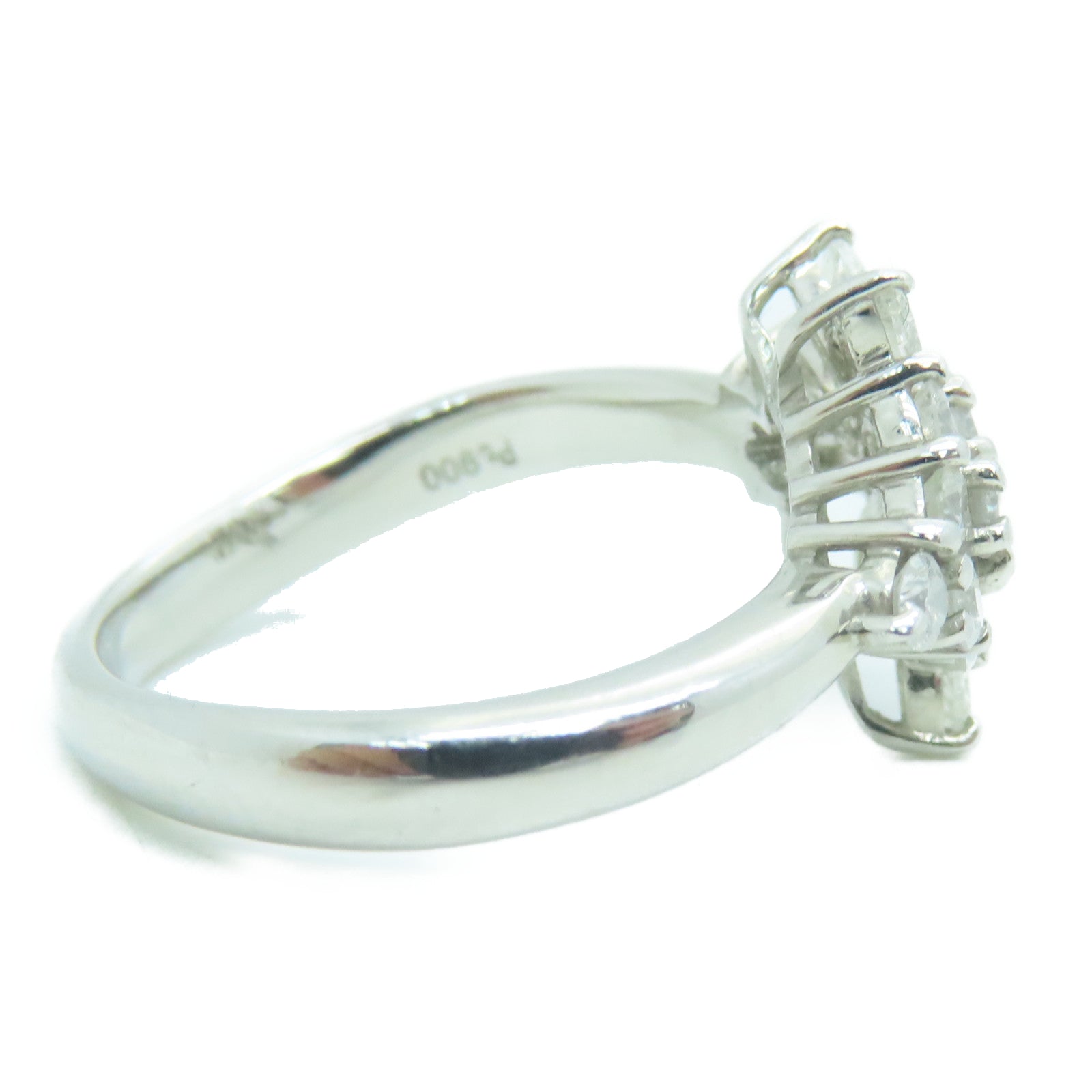 JEWELRY 【激減優惠】PT900鉑金0.72ct鑽石戒指US#4.5
