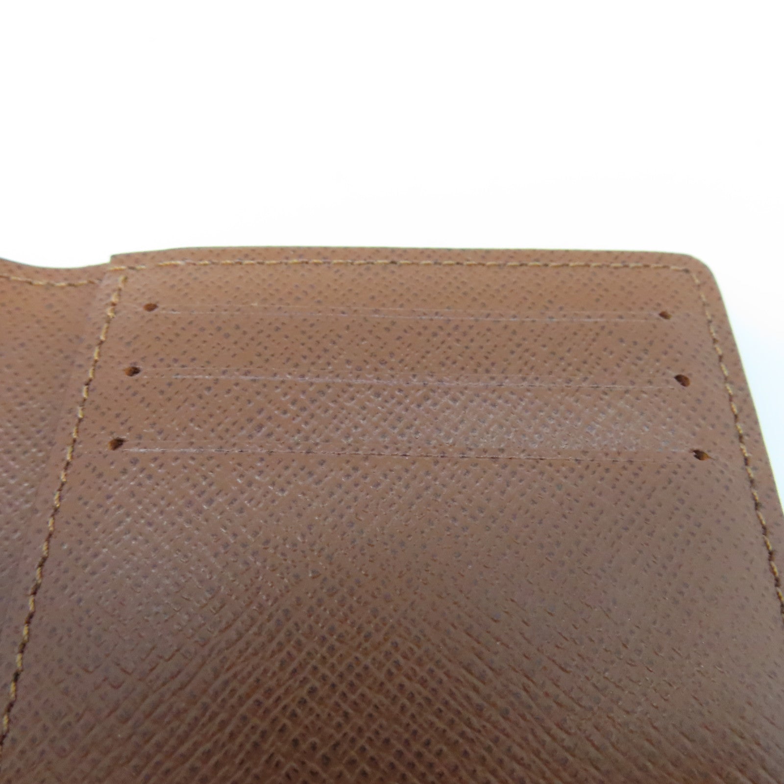 LOUIS VUITTON Monogram Card Case card case brown