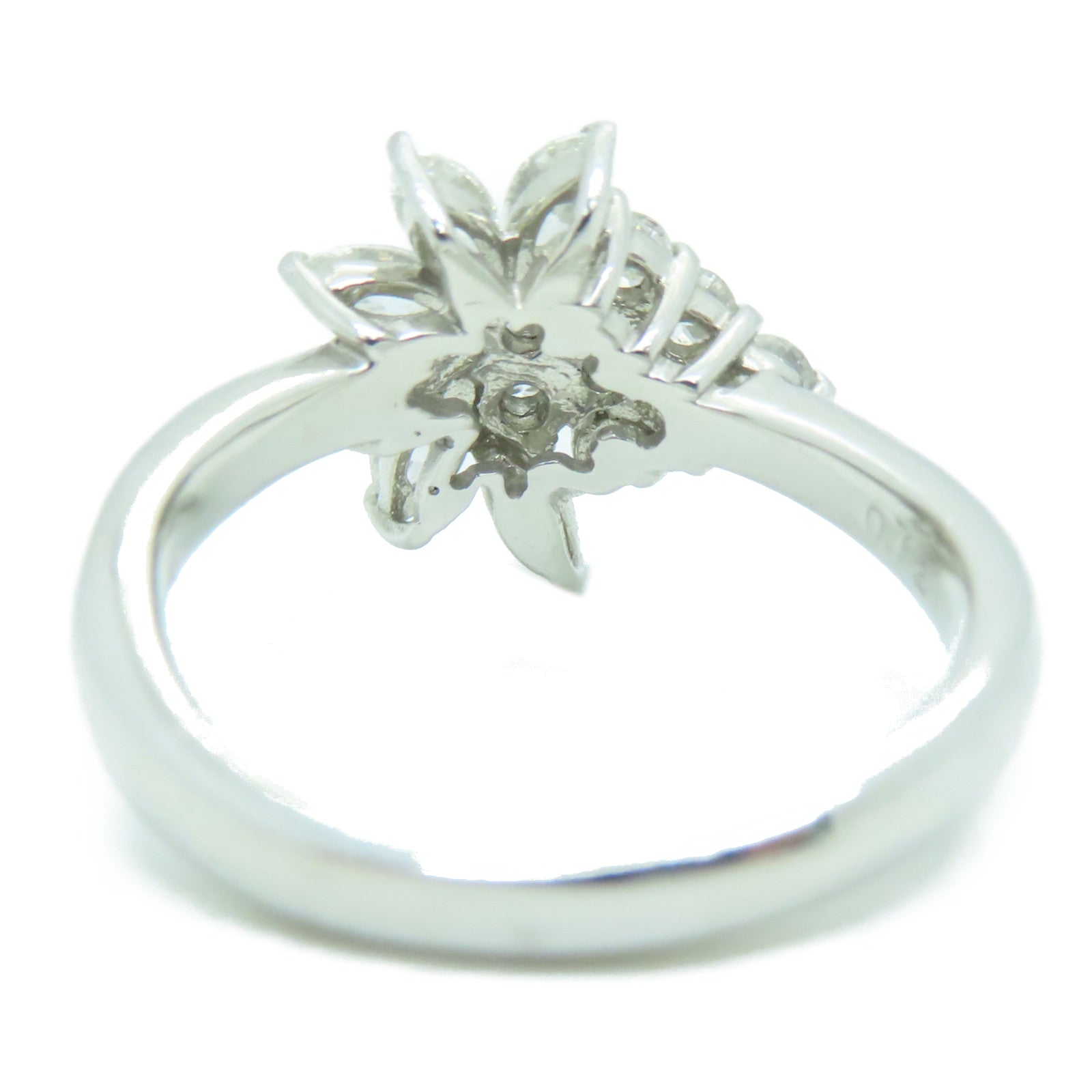 JEWELRY 【激減優惠】PT900鉑金0.72ct鑽石戒指US#4.5
