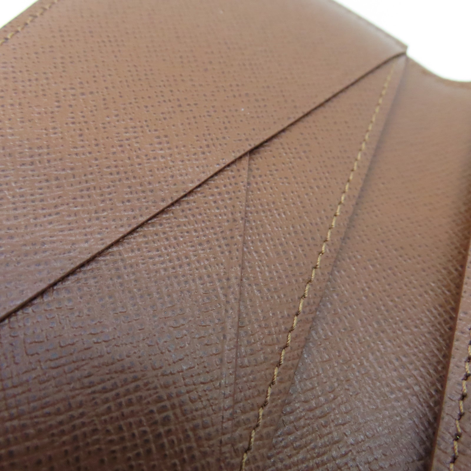 LOUIS VUITTON Monogram Card Case card case brown