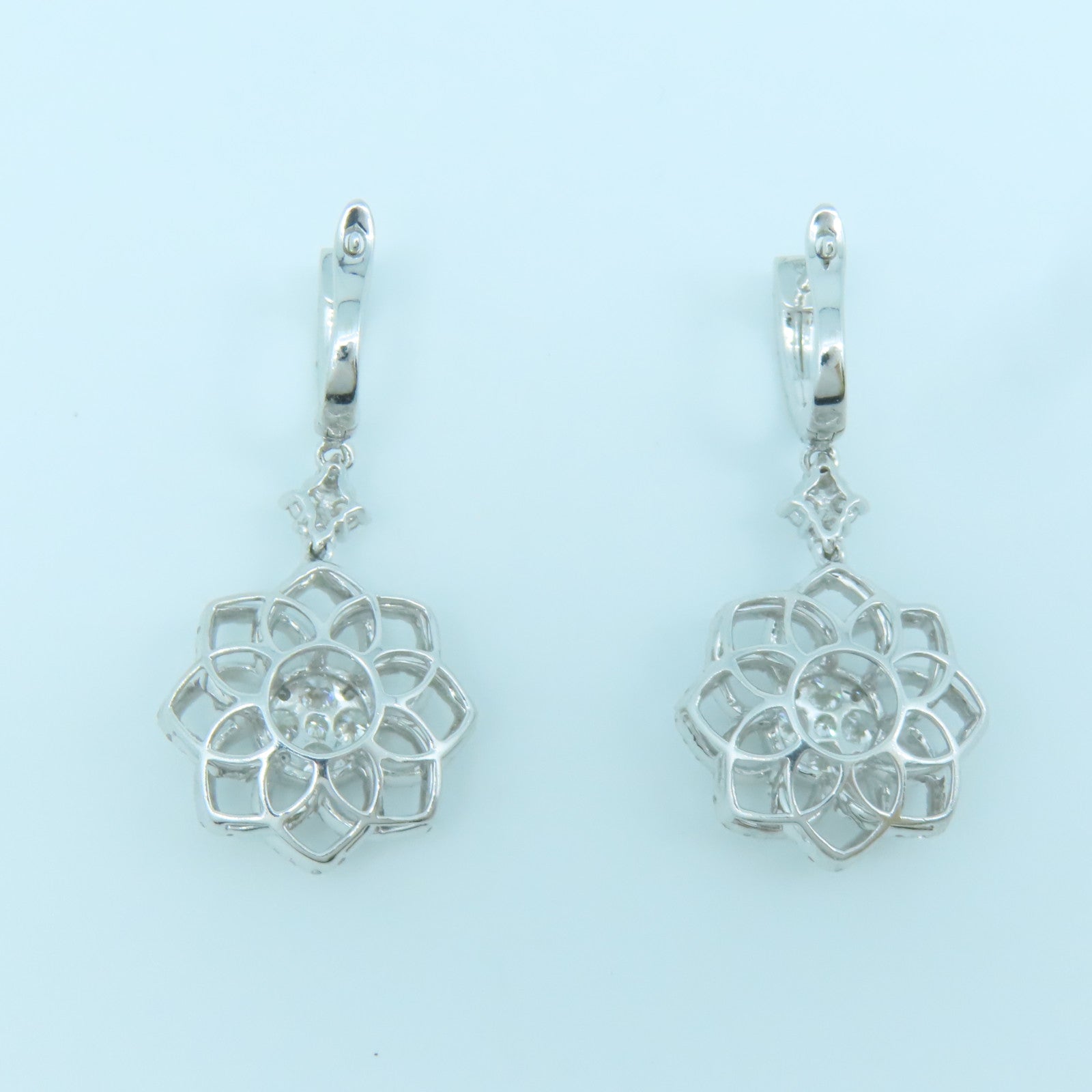 JEWELRY 【激減優惠】18K白金Diamond Ring1.14ct鑽石/0.76ct鑽石耳環