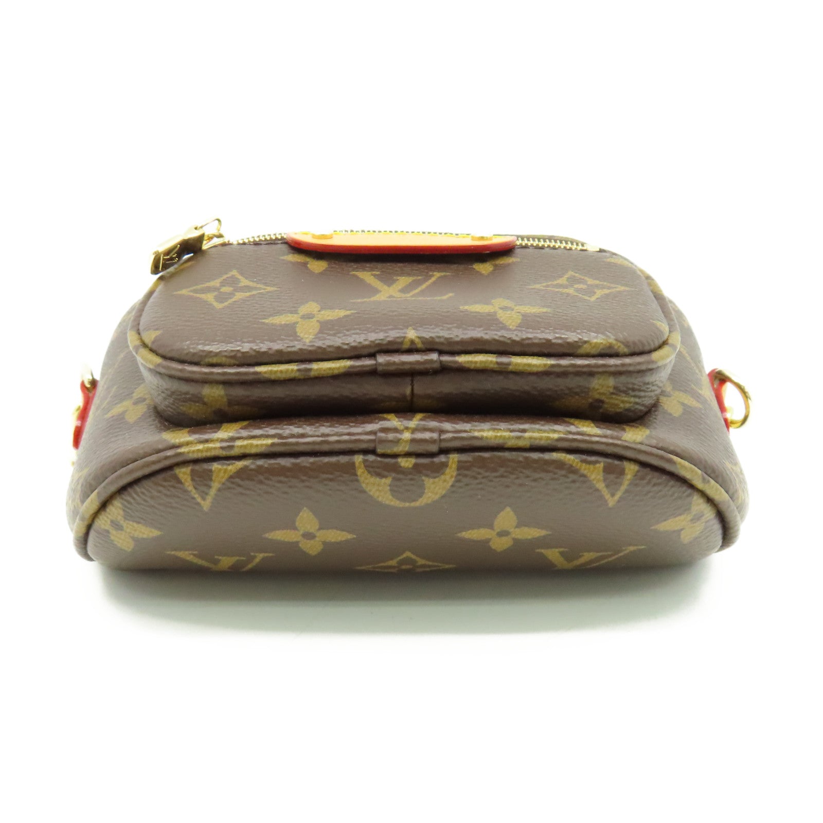 LOUIS VUITTON Monogram Mini Bumbag肩背袋啡色