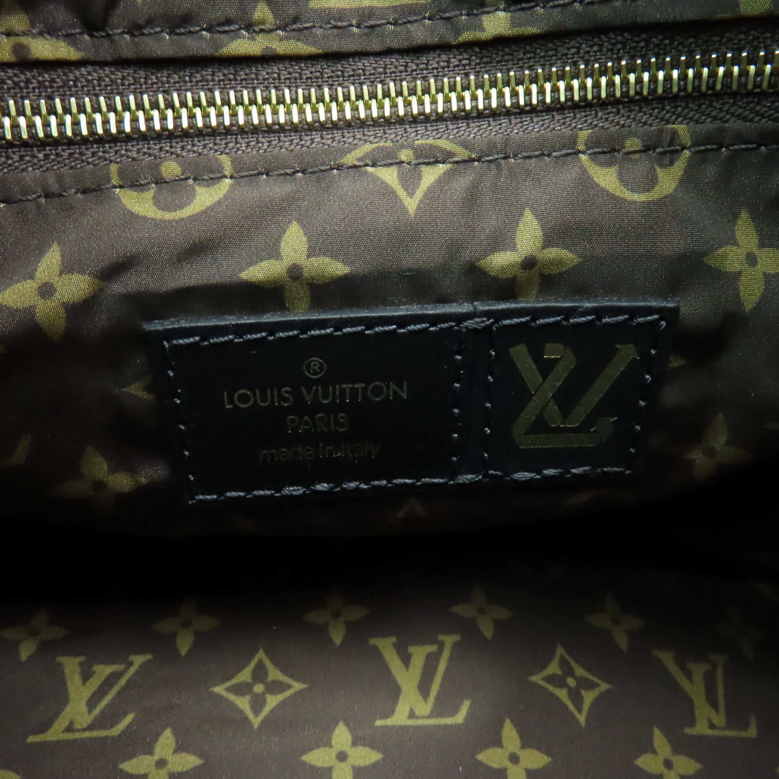 LOUIS VUITTON 尼龍Speedy Bandouliere 25金扣手挽肩背兩用袋黑色/啡色