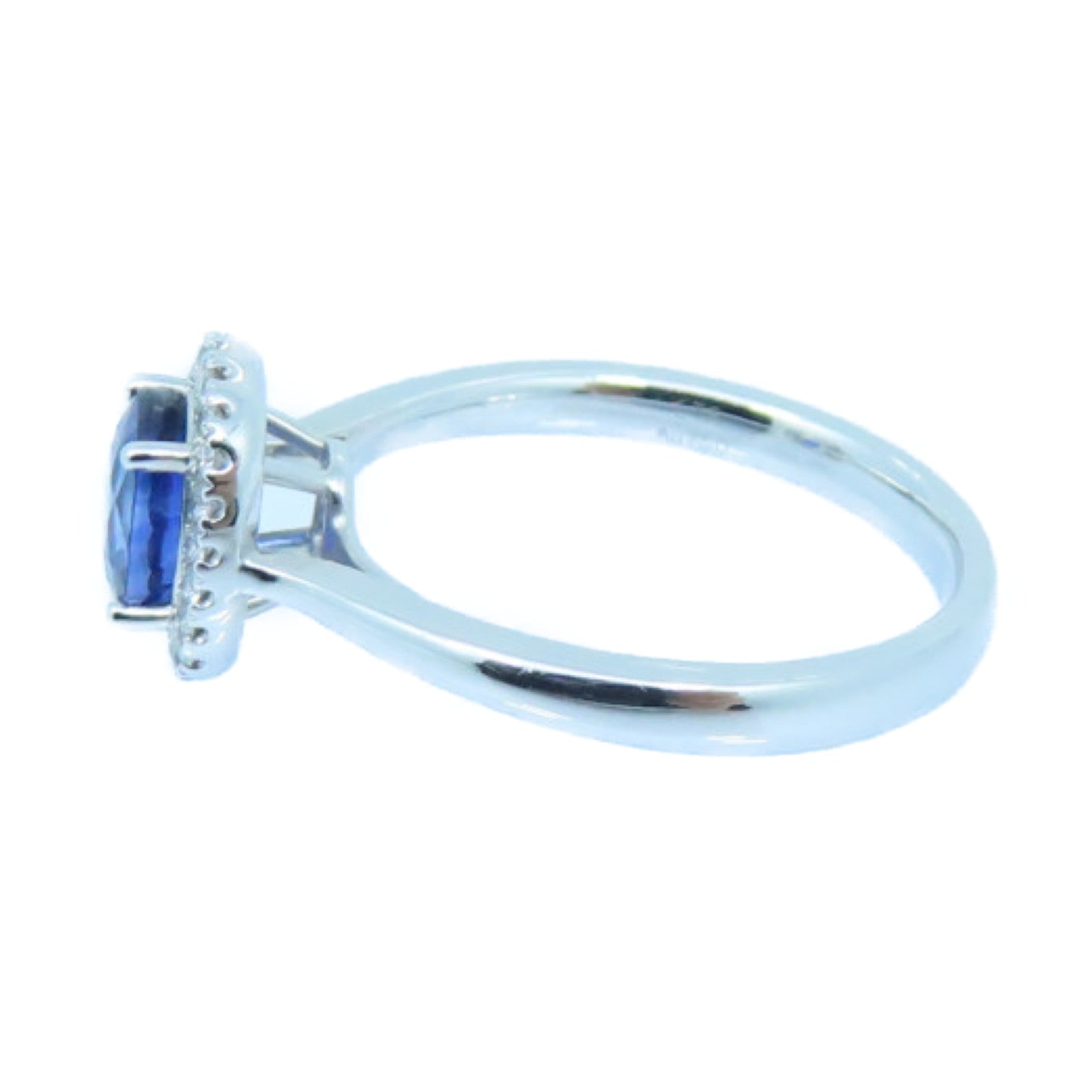 JEWELRY 18K White Gold Sapphire Ring Sapphire Ring US#6.25
