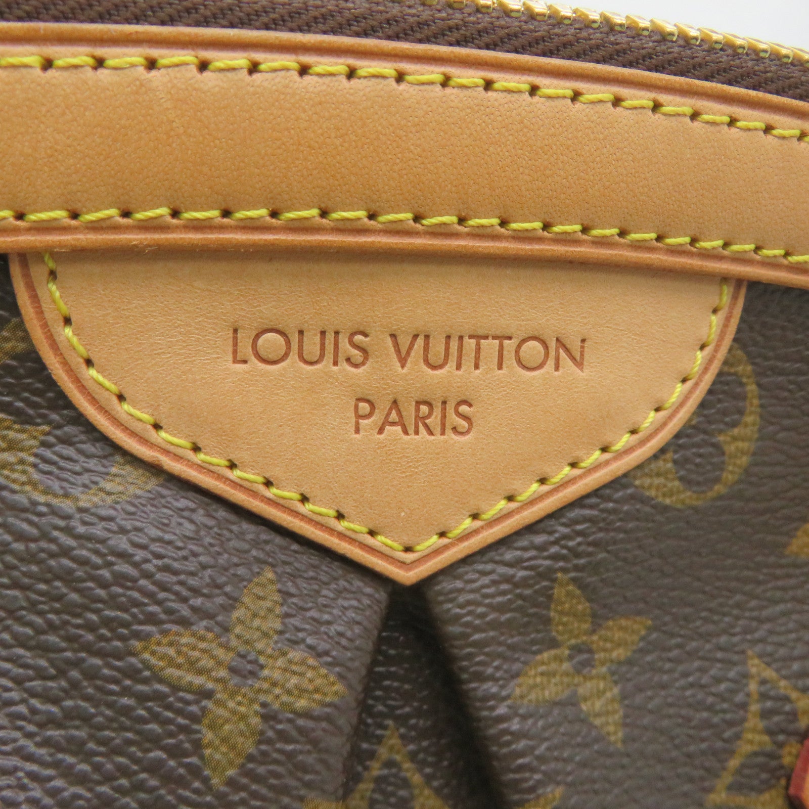 LOUIS VUITTON 【激减优惠】Monogram Tivoli GM金扣手挽袋啡色