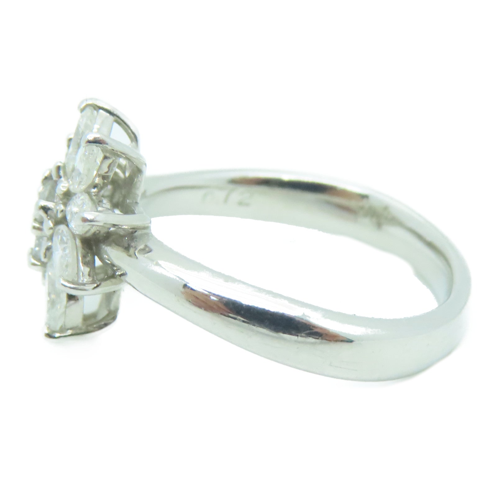 JEWELRY 【激減優惠】PT900鉑金0.72ct鑽石戒指US#4.5