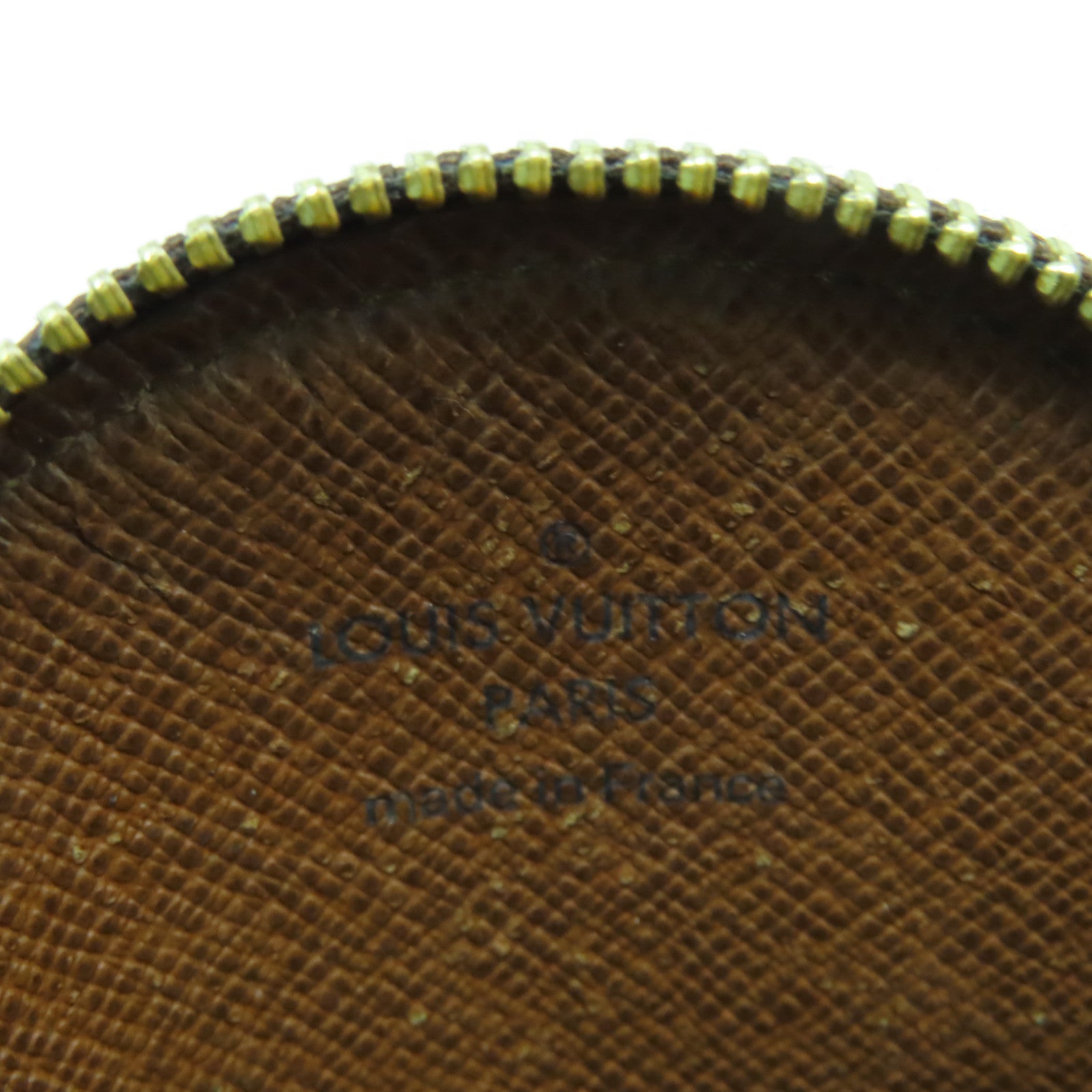 LOUIS VUITTON Monogram Coin Purse金扣零錢包啡色