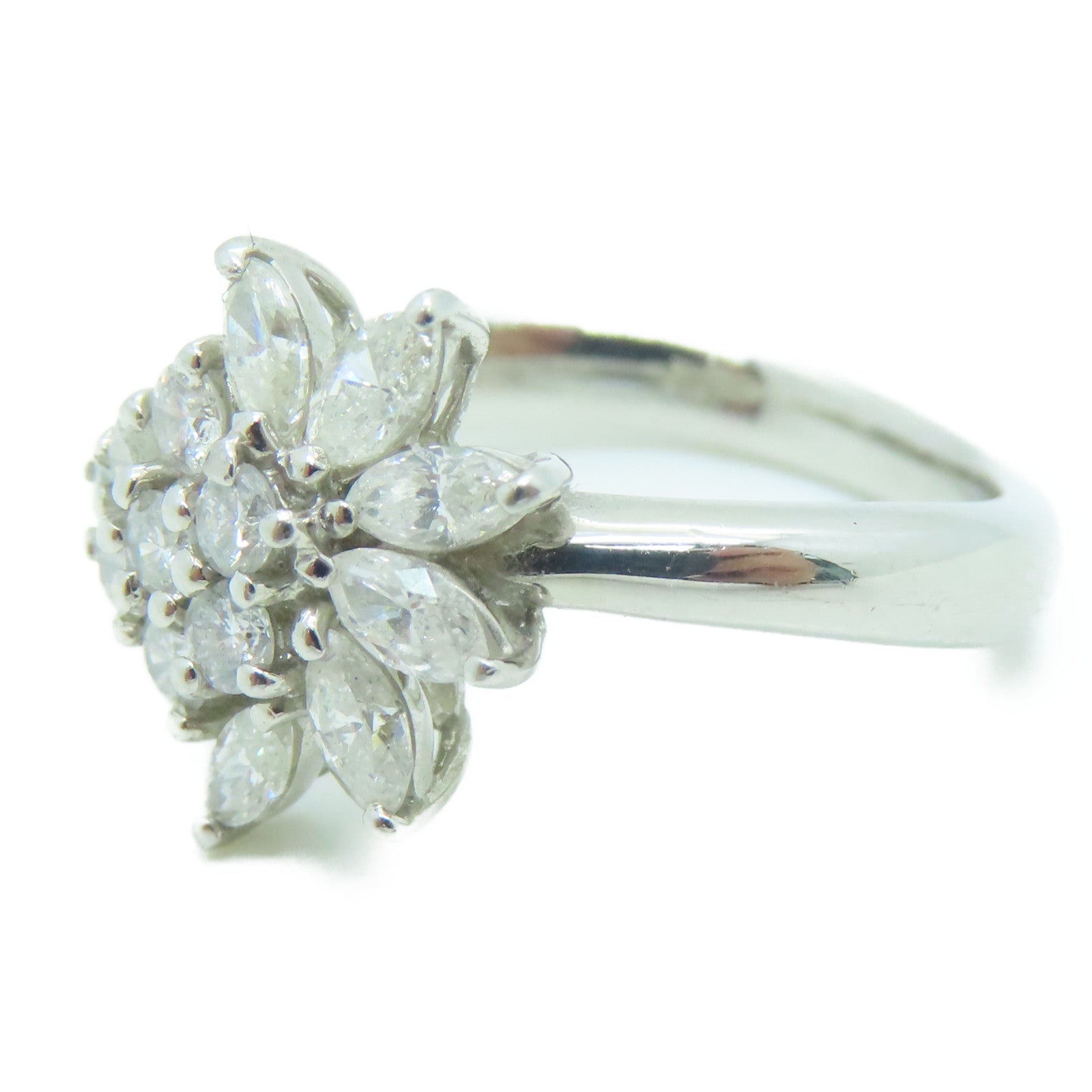 JEWELRY 【激減優惠】PT900鉑金0.72ct鑽石戒指US#4.5