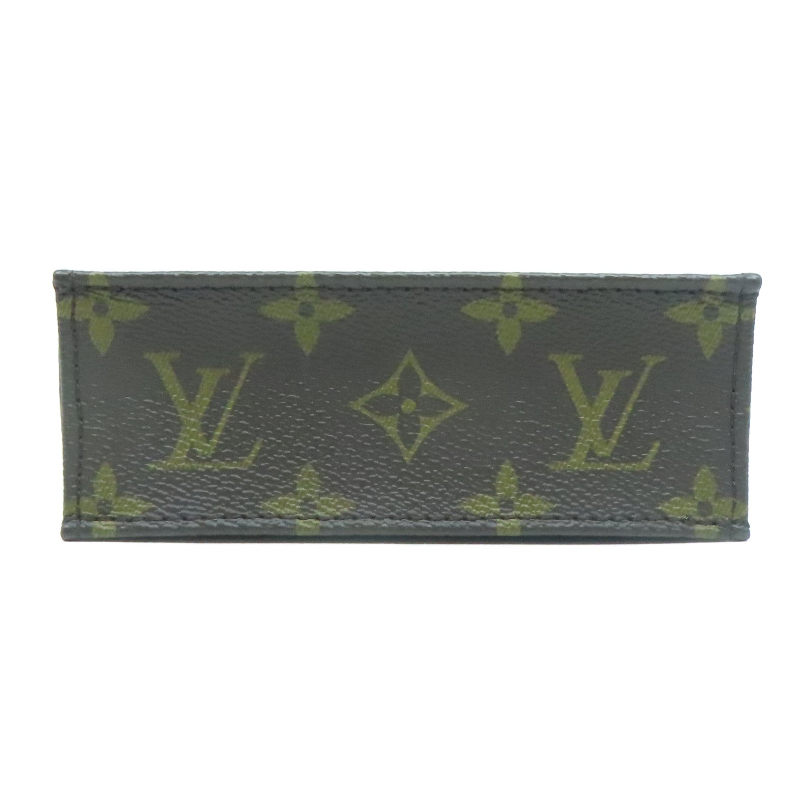 LOUIS VUITTON Monogram Petit Sac Plat金扣手挽肩背兩用袋啡色