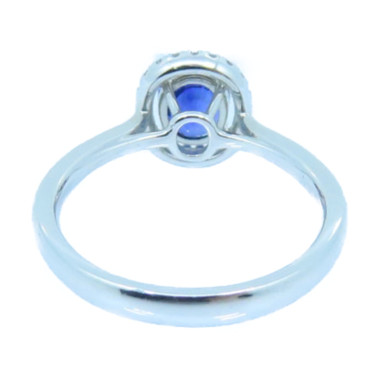 JEWELRY 18K White Gold Sapphire Ring Sapphire Ring US#6.25