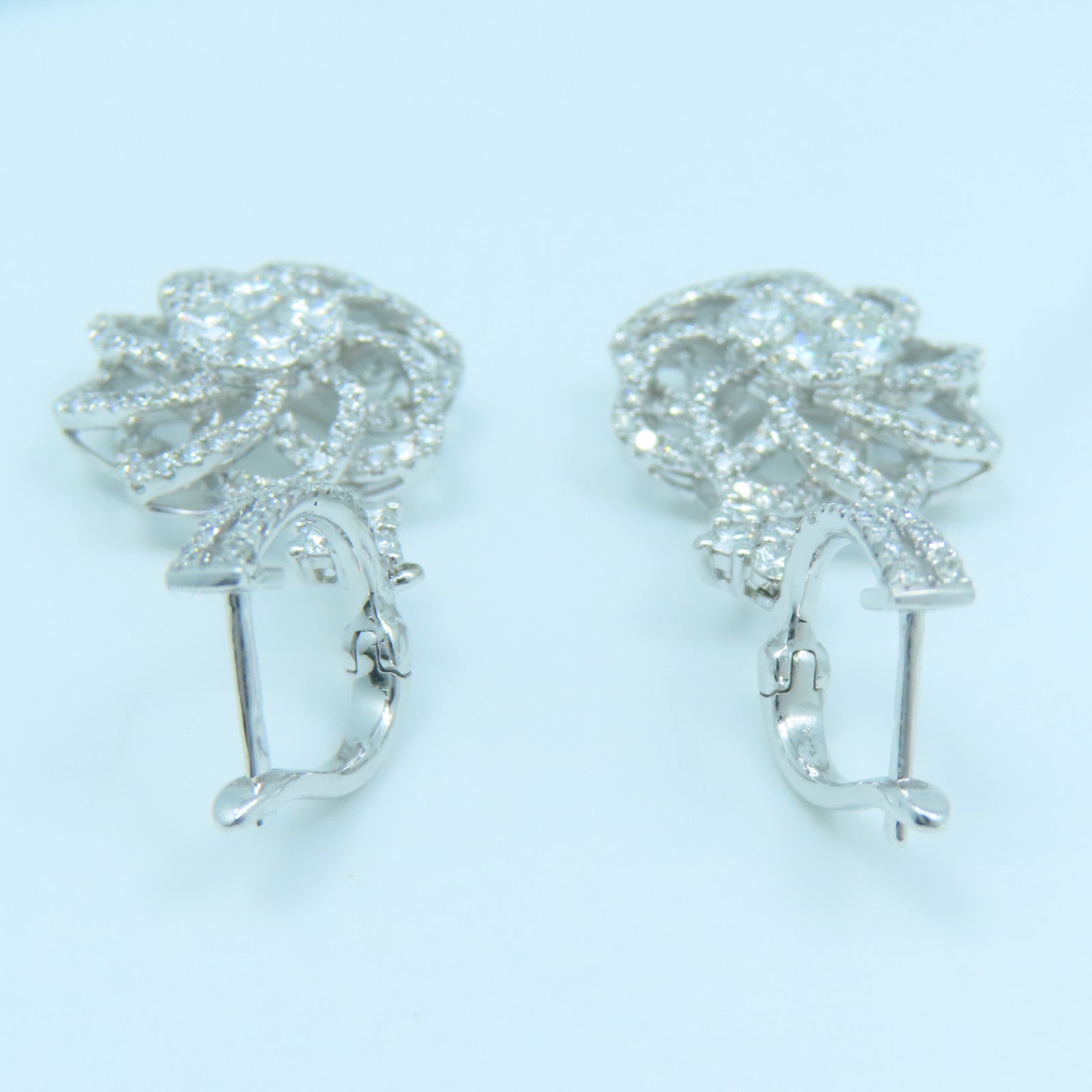 JEWELRY 【激減優惠】18K白金Diamond Ring1.14ct鑽石/0.76ct鑽石耳環