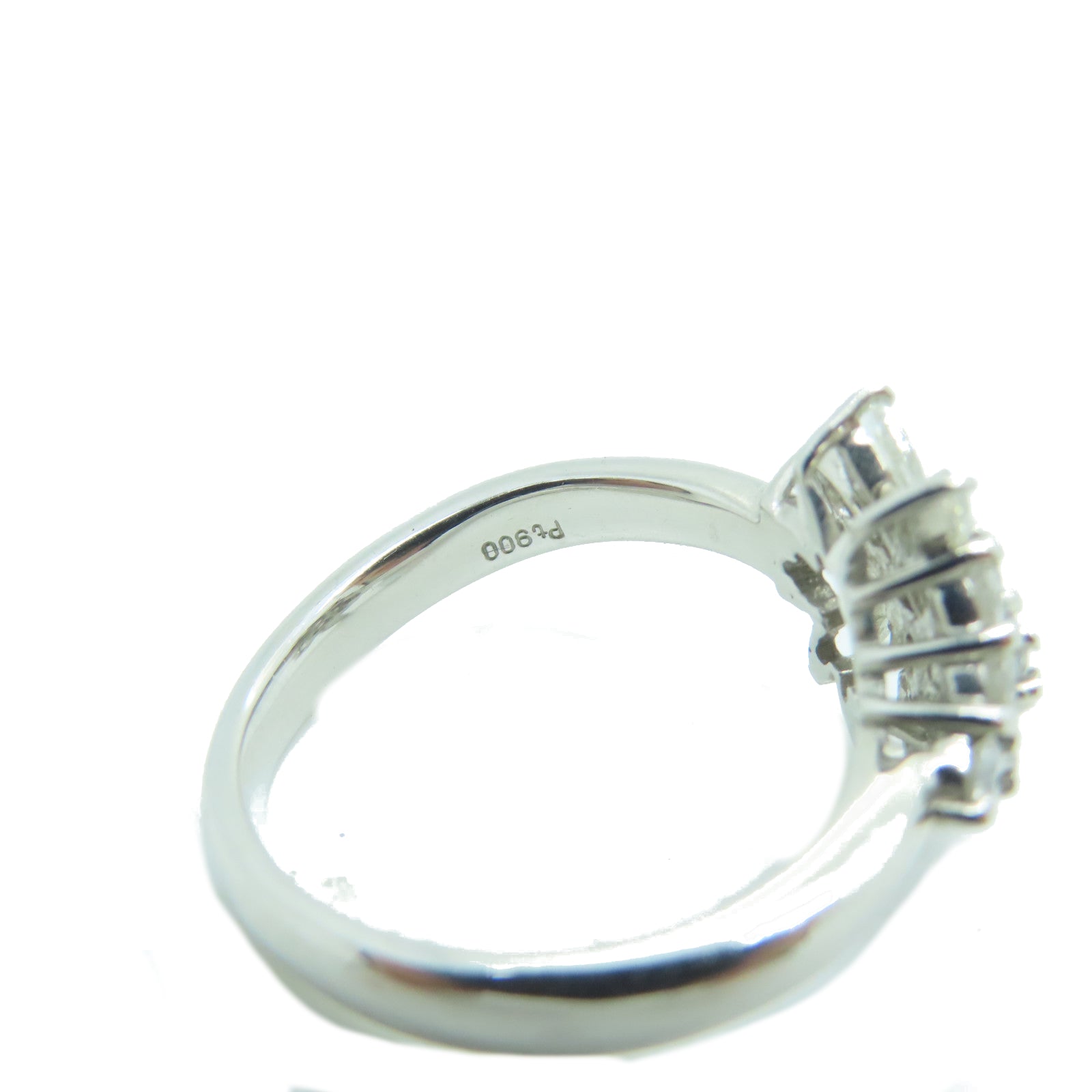 JEWELRY 【激減優惠】PT900鉑金0.72ct鑽石戒指US#4.5