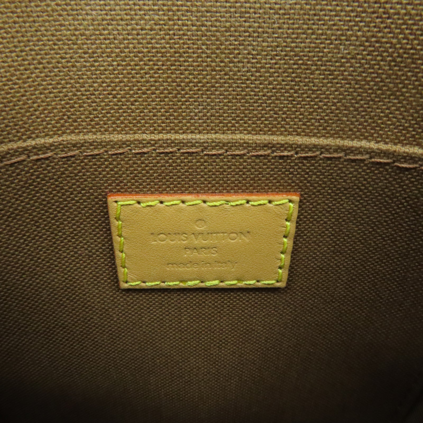 LOUIS VUITTON Monogram Petit Sac Plat金扣手挽肩背兩用袋啡色