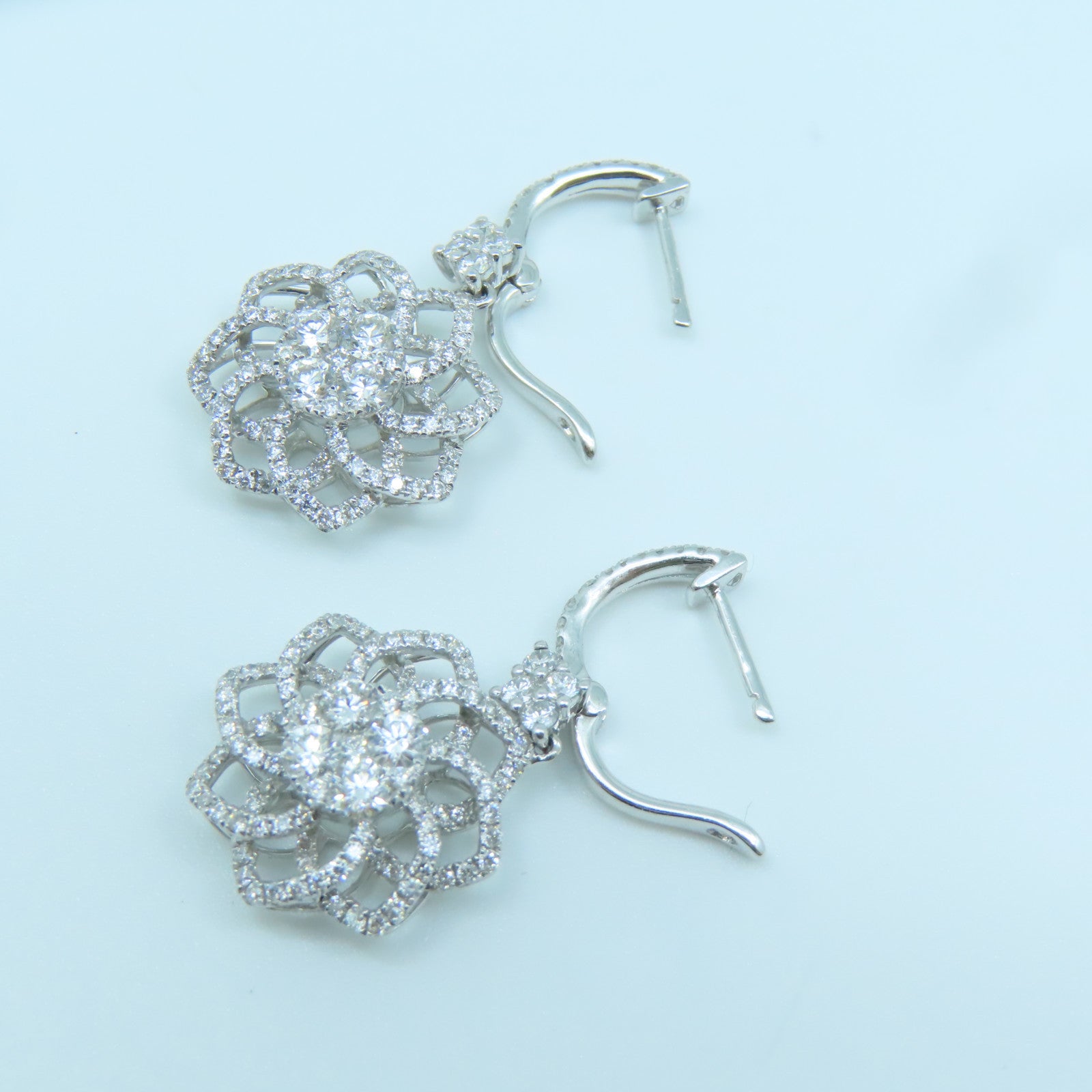 JEWELRY 【激減優惠】18K白金Diamond Ring1.14ct鑽石/0.76ct鑽石耳環