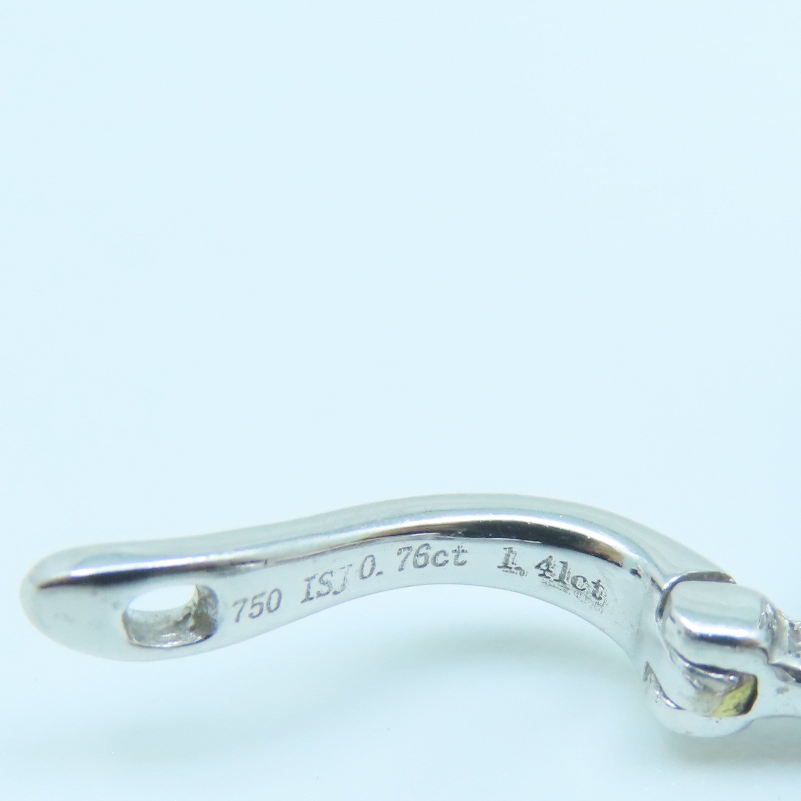 JEWELRY 【激減優惠】18K白金Diamond Ring1.14ct鑽石/0.76ct鑽石耳環