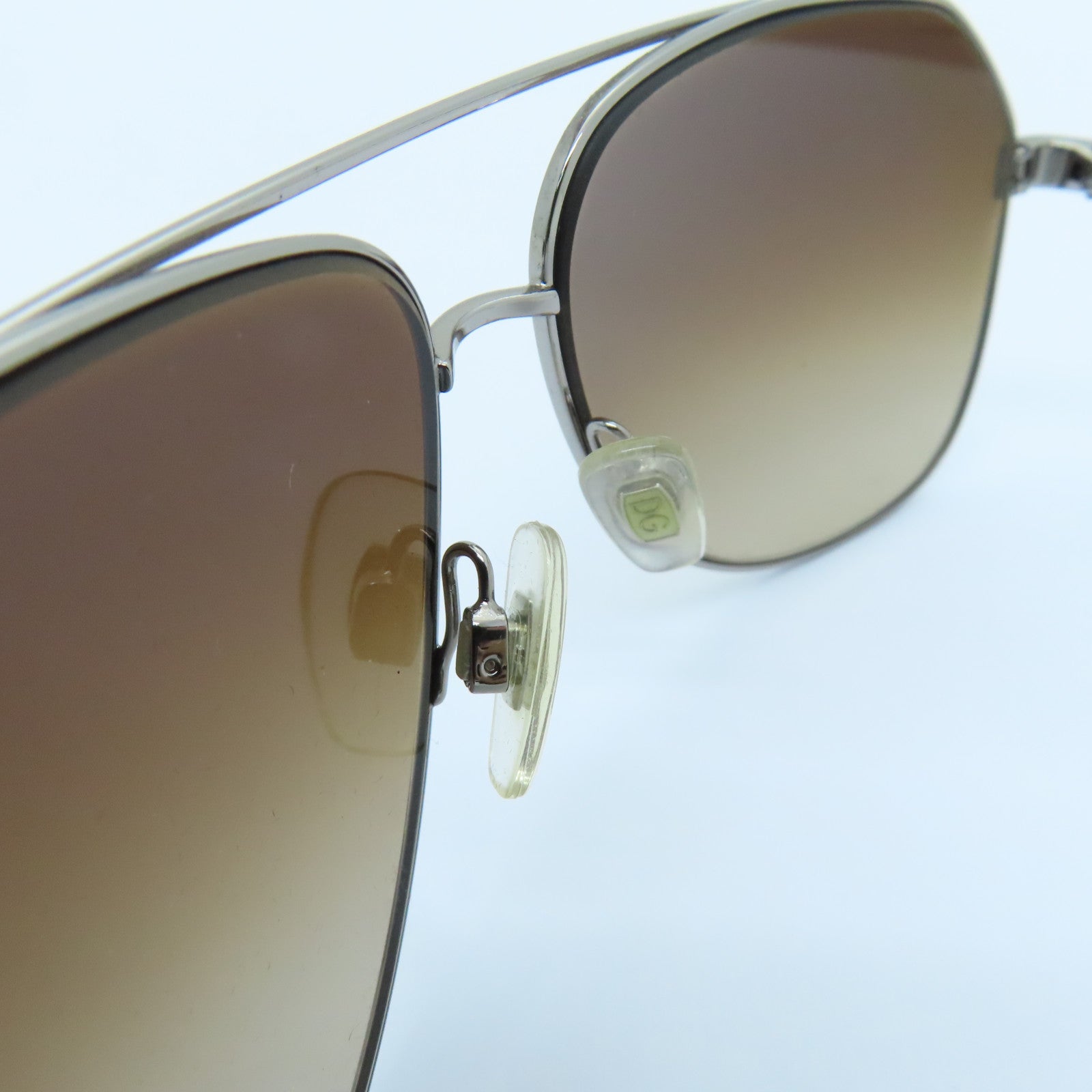 D&G 【激減優惠】金屬/PVC Sunglasses太陽眼鏡啡色