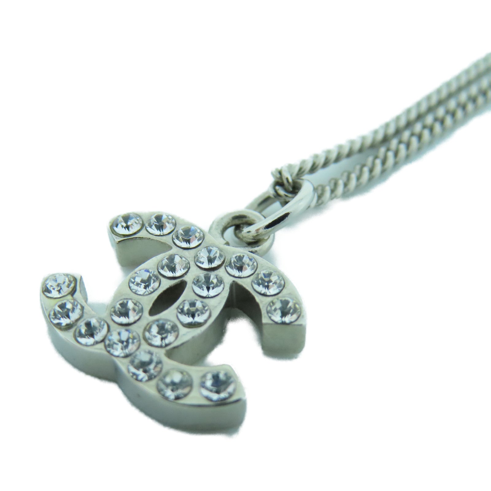 CHANEL 不鏽鋼Necklace項鍊銀色40cm