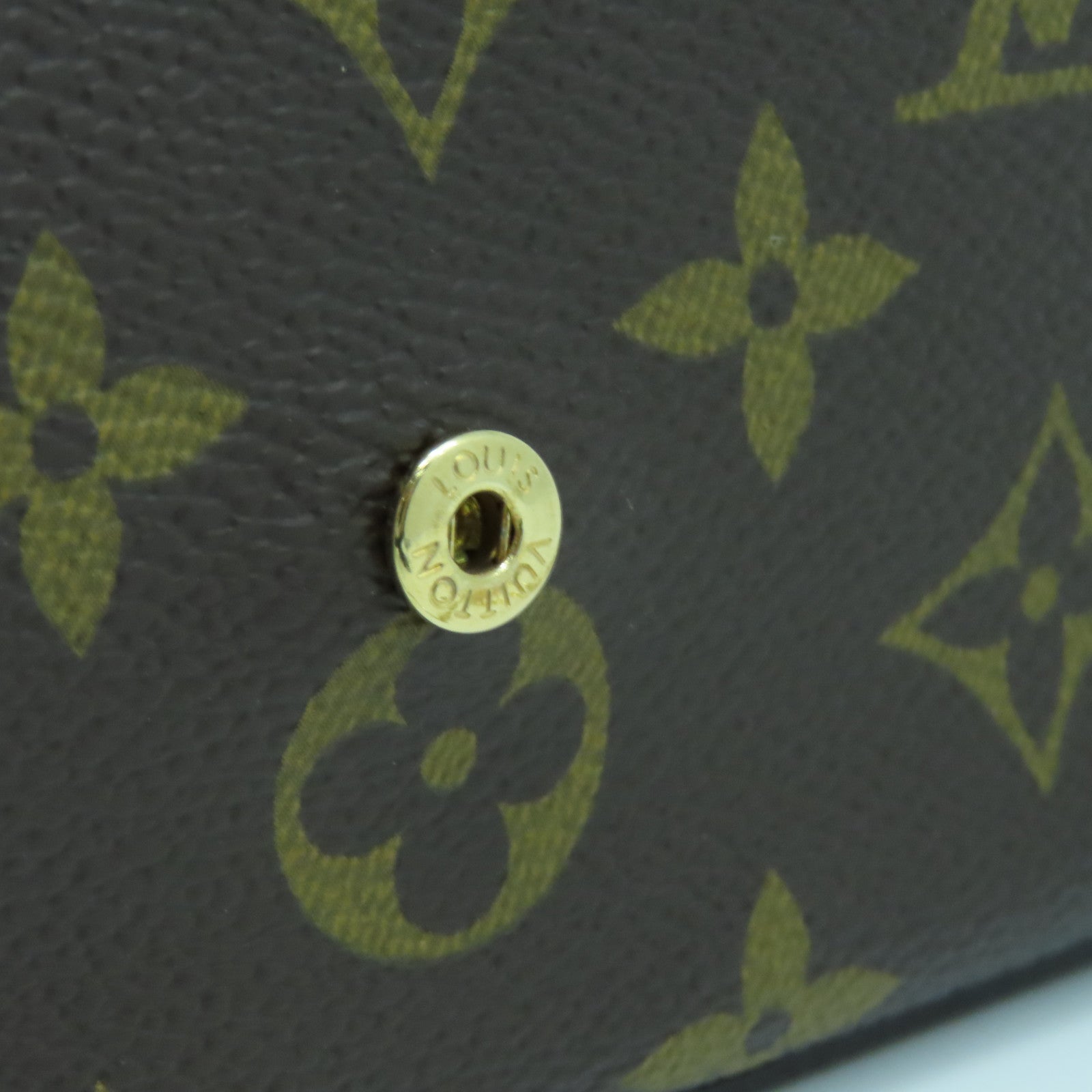 LOUIS VUITTON Monogram Felicie Pochette金扣链带肩背袋啡色