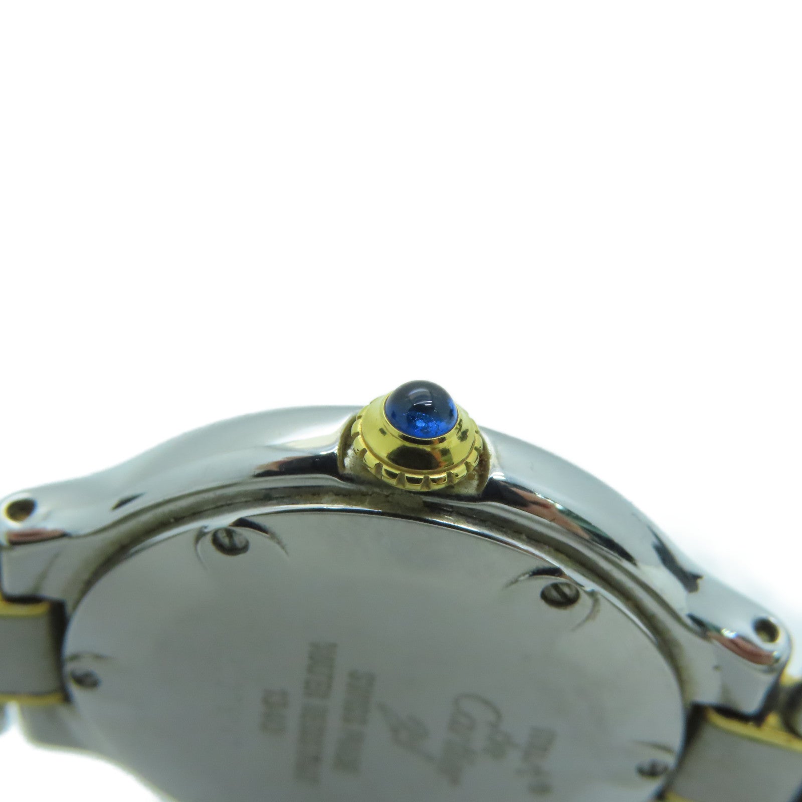 CARTIER Must de Cartier 18K黄金/不锈钢手表石英机芯银色/金色