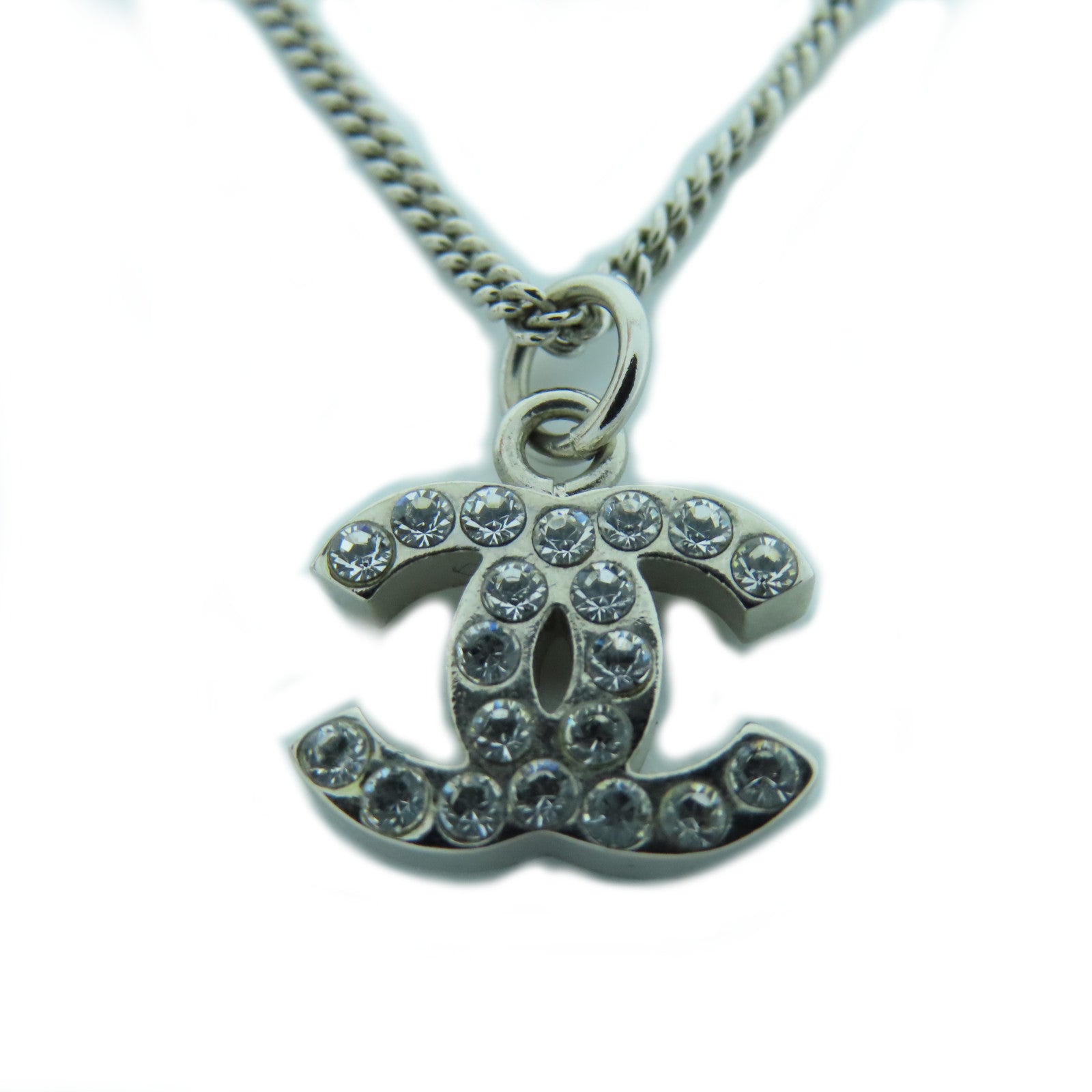 CHANEL 不鏽鋼Necklace項鍊銀色40cm