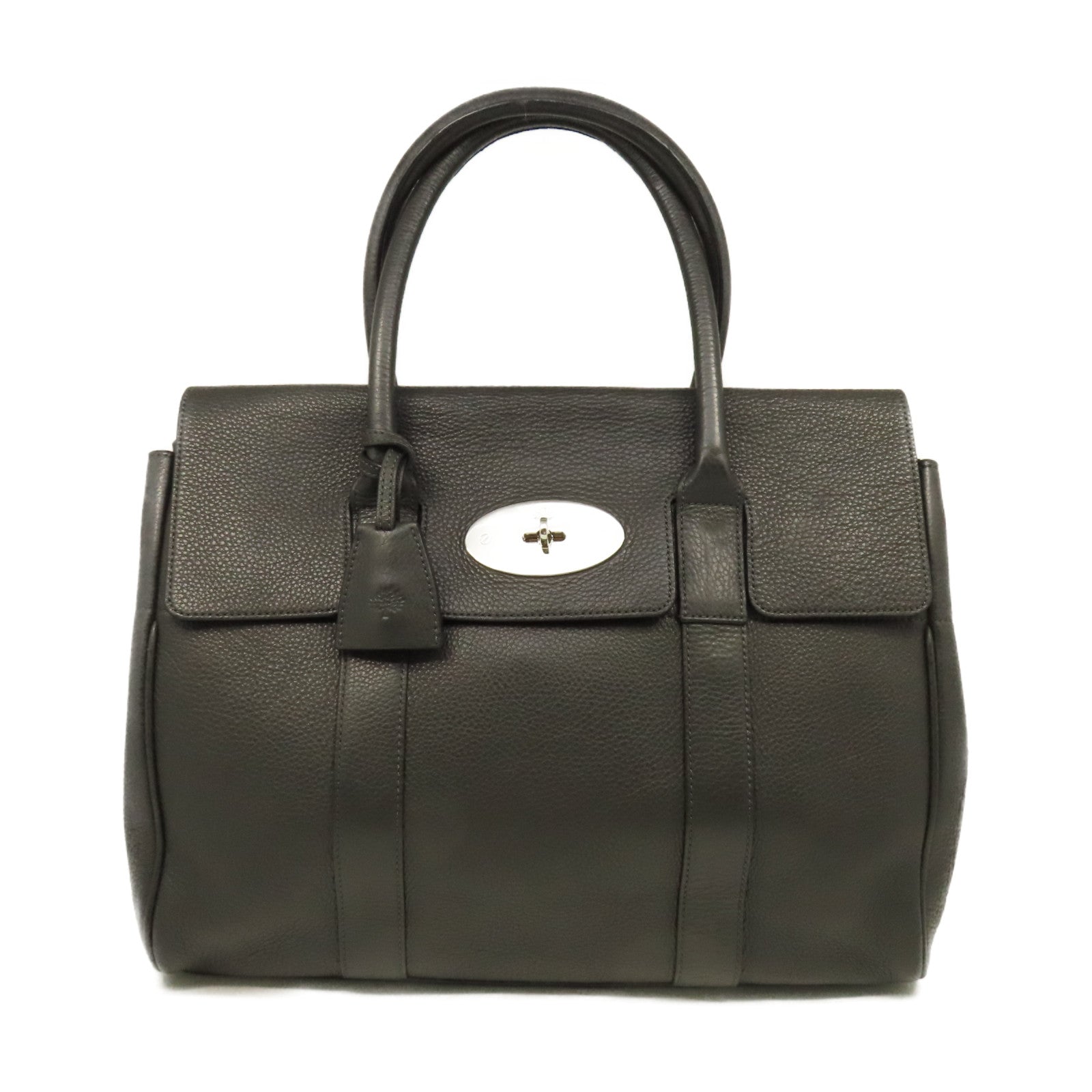 SELECTION 牛皮皮革Tote Bag手挽袋碳灰色
