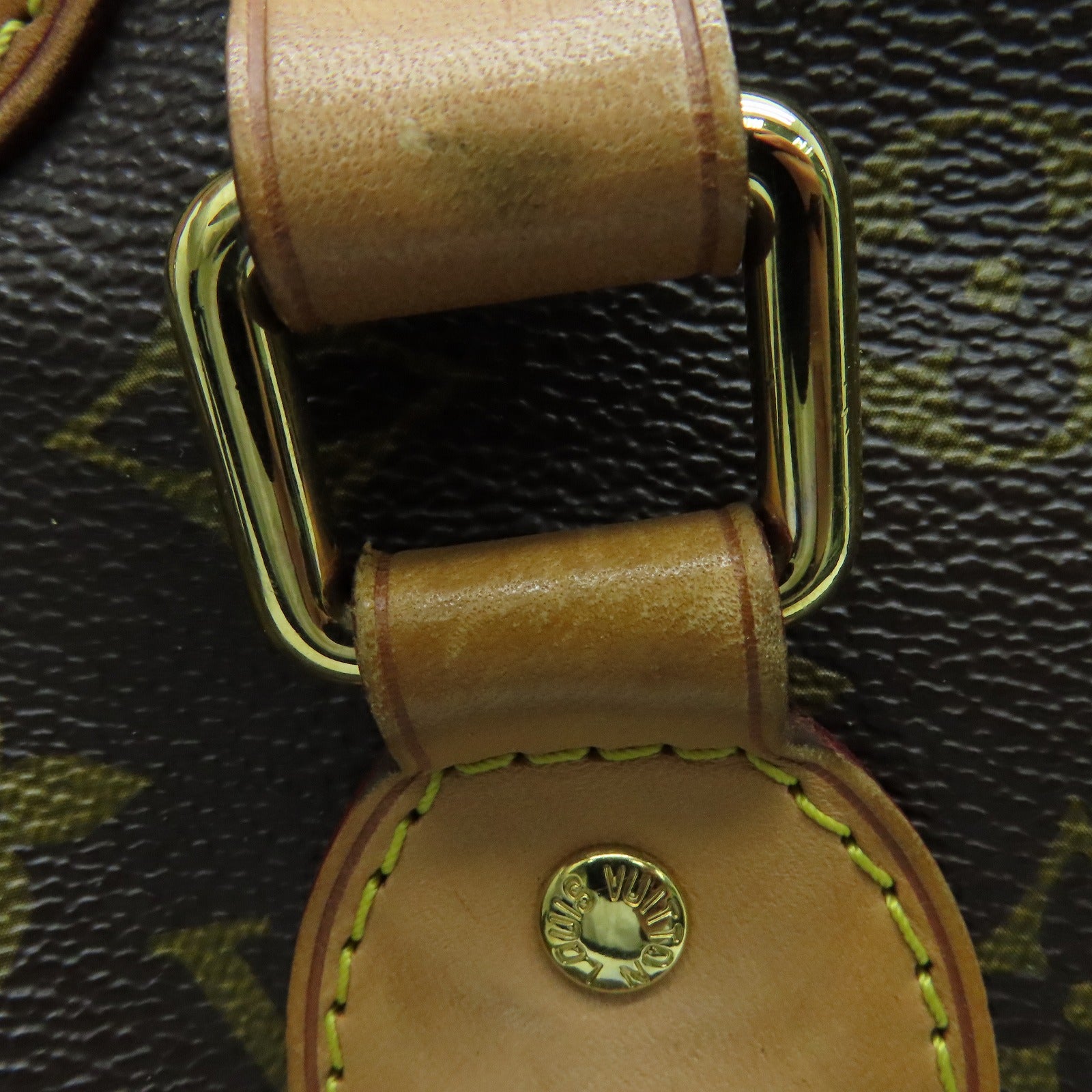 LOUIS VUITTON Monogram Palermo PM金扣手挽肩背两用袋啡色