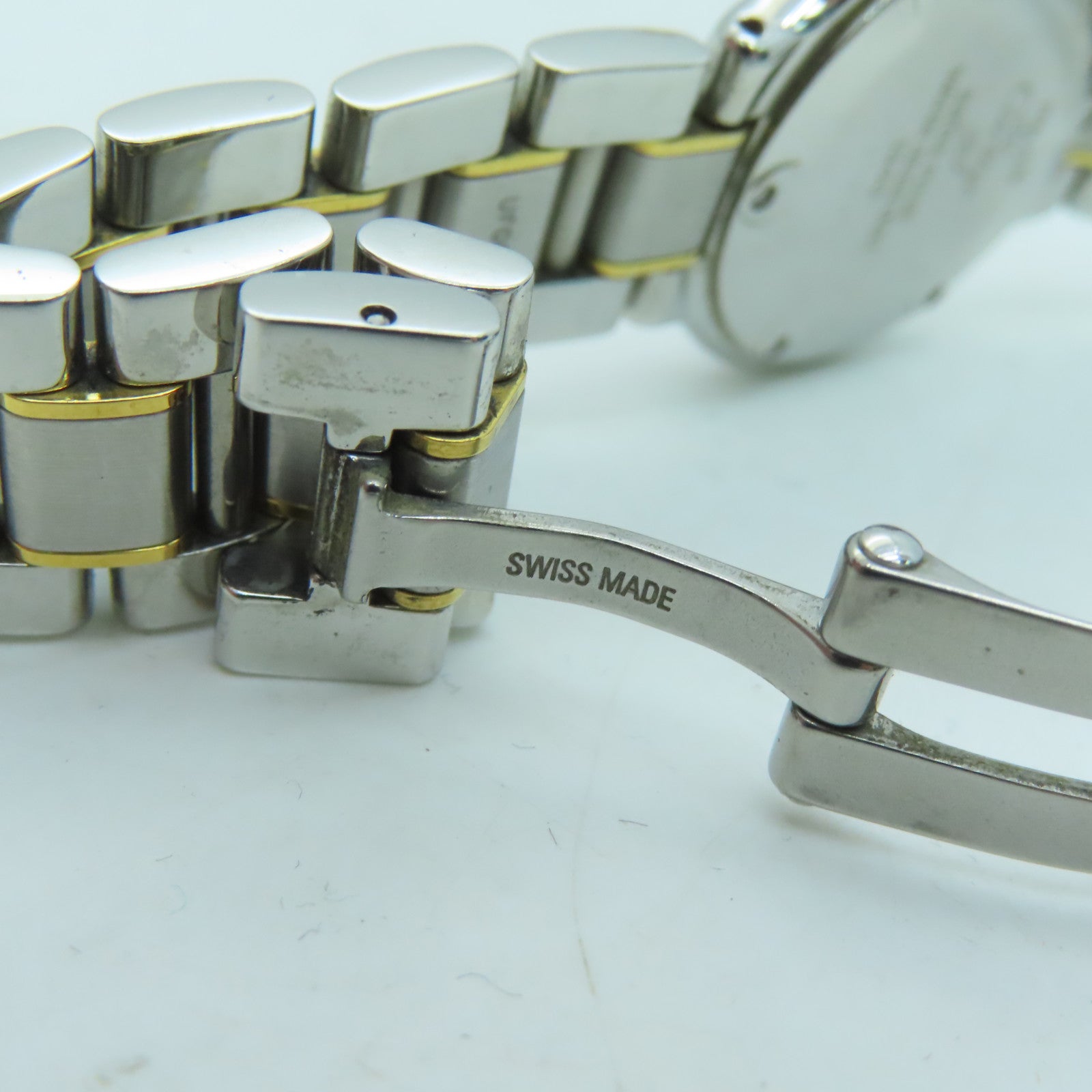 CARTIER Must de Cartier 18K黄金/不锈钢手表石英机芯银色/金色