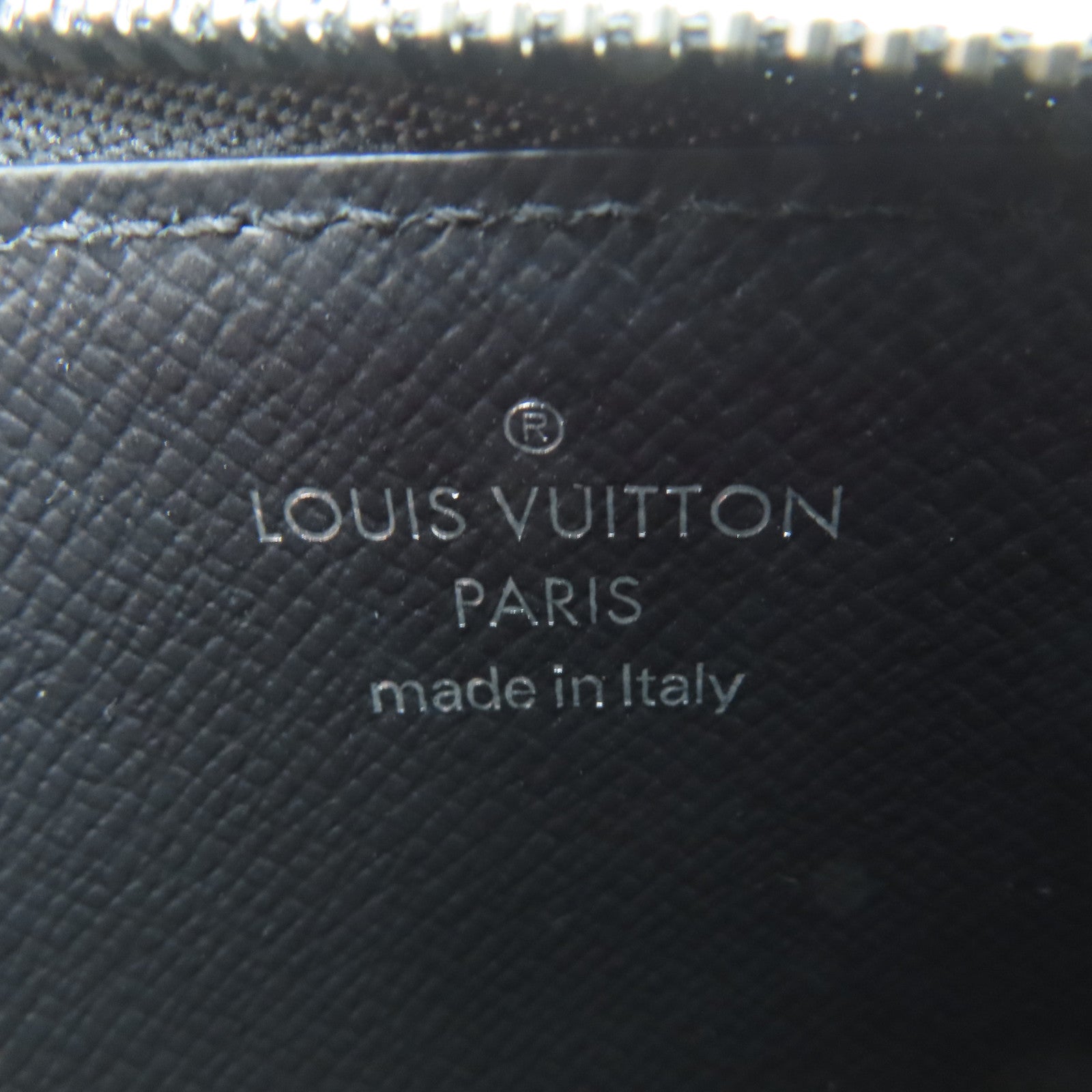 LOUIS VUITTON Monogram Eclips Coin Card Holder銀扣卡片套黑色