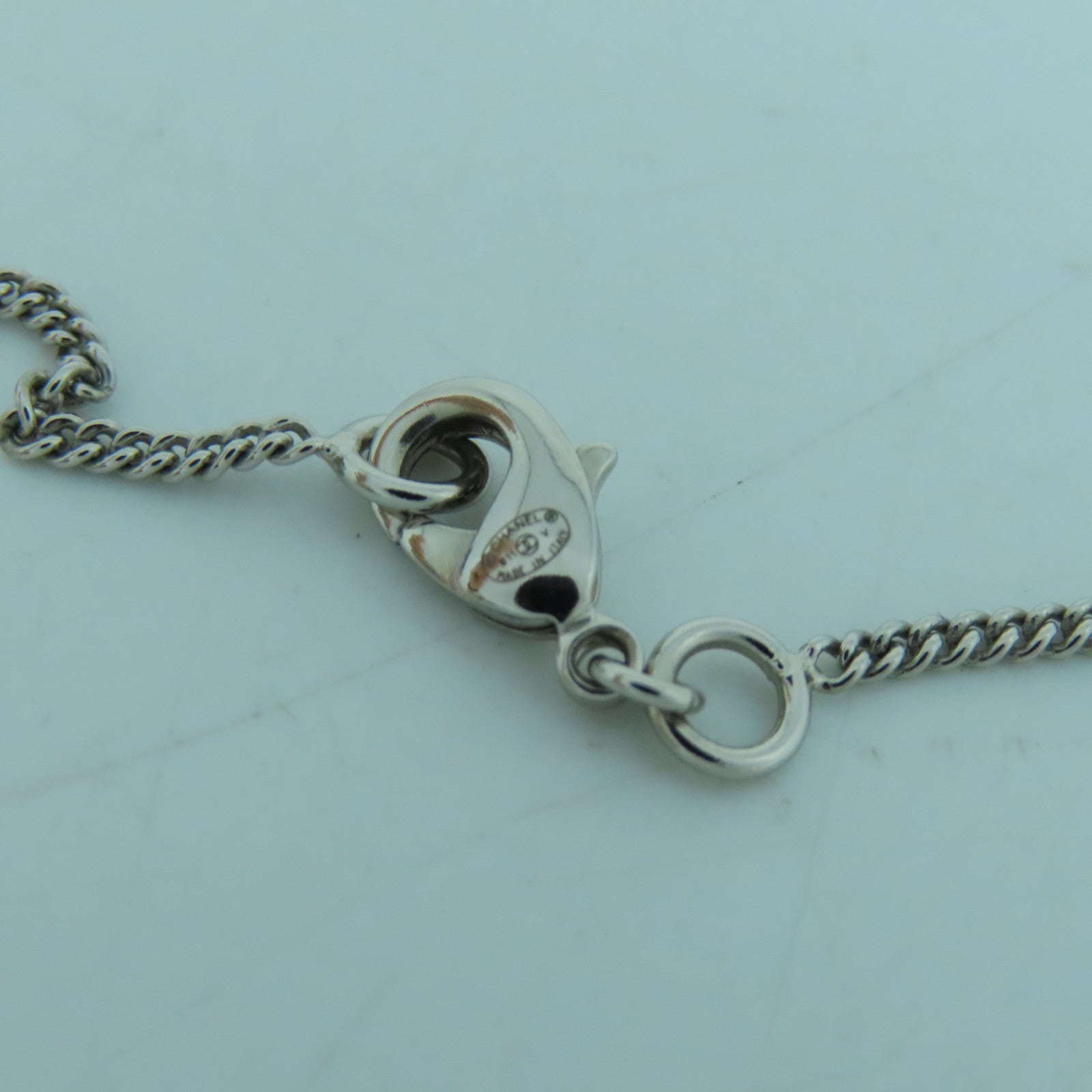 CHANEL 不鏽鋼Necklace項鍊銀色40cm
