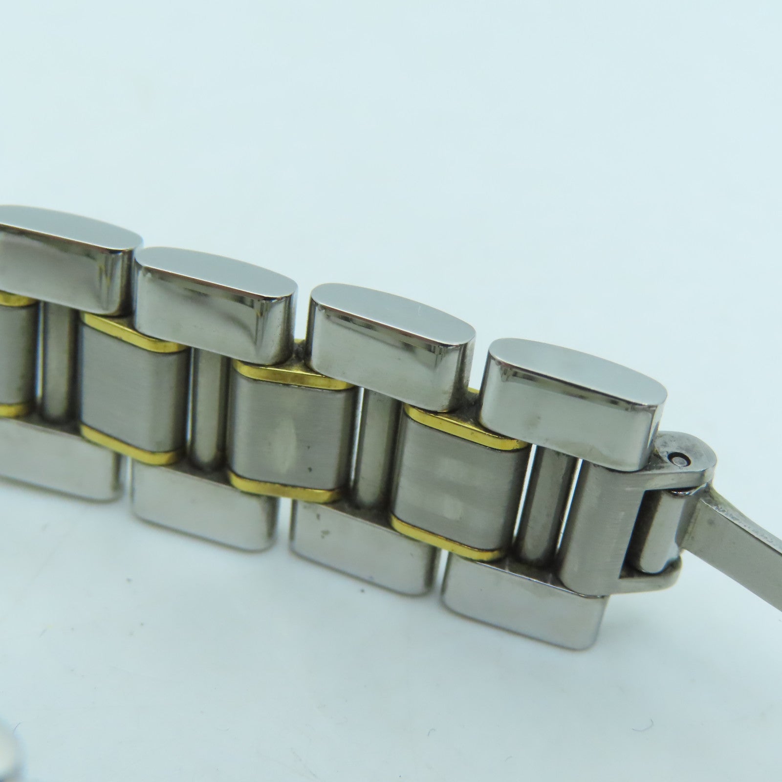 CARTIER Must de Cartier 18K黄金/不锈钢手表石英机芯银色/金色