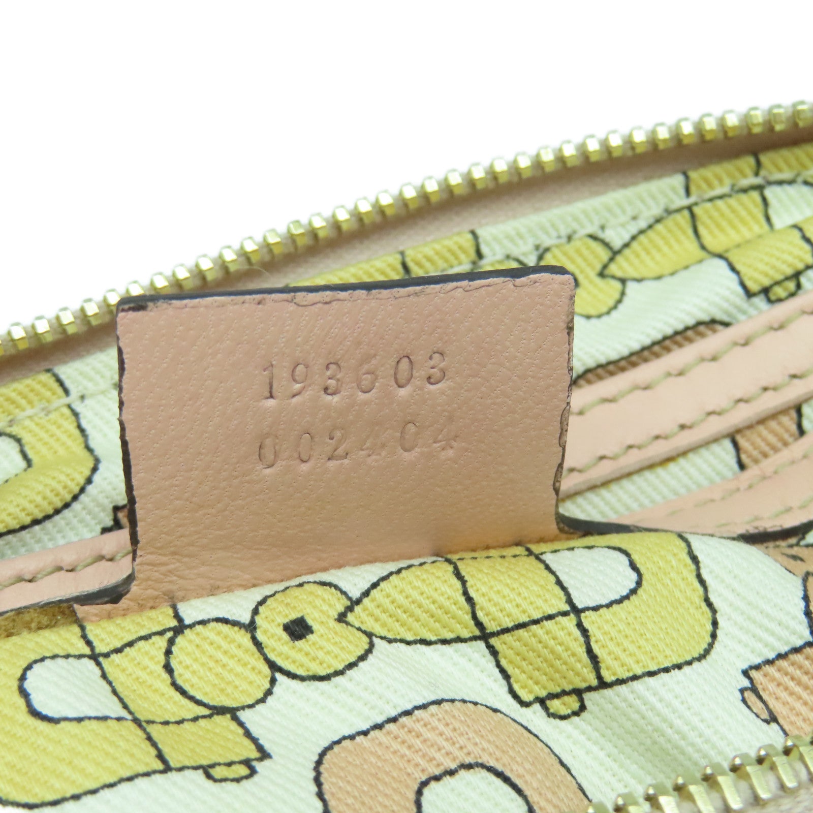 GUCCI Cowhide Leather Hand Bag Gold Buckle Hand Bag Pink