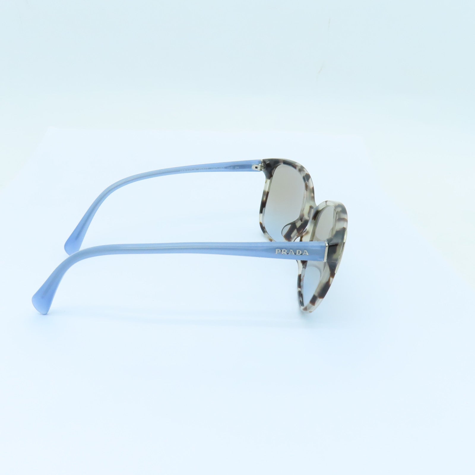 PRADA PVC Sunglasses太阳眼镜蓝色/啡色