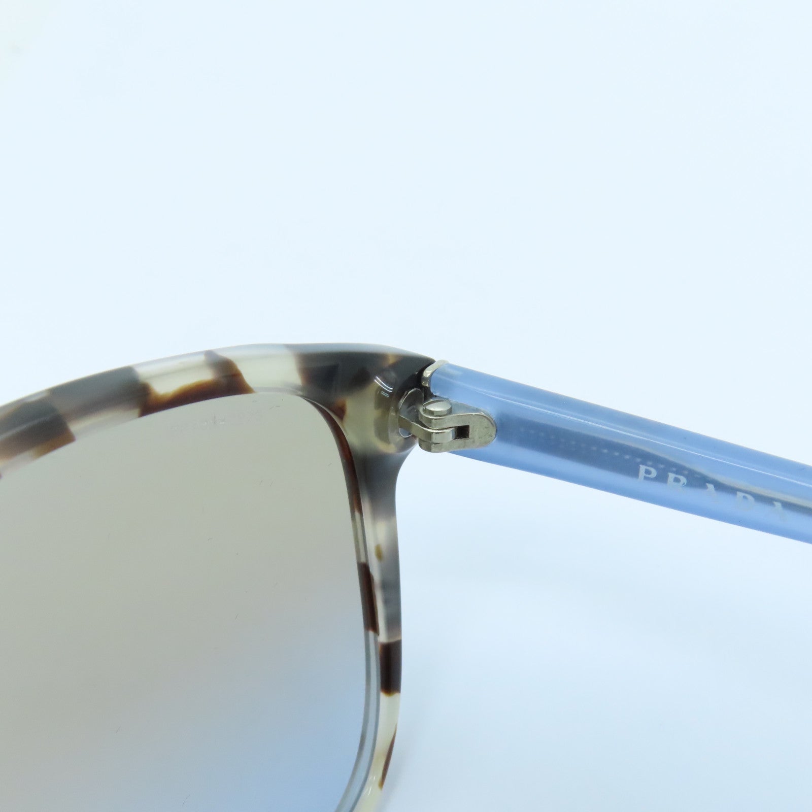 PRADA PVC Sunglasses太阳眼镜蓝色/啡色