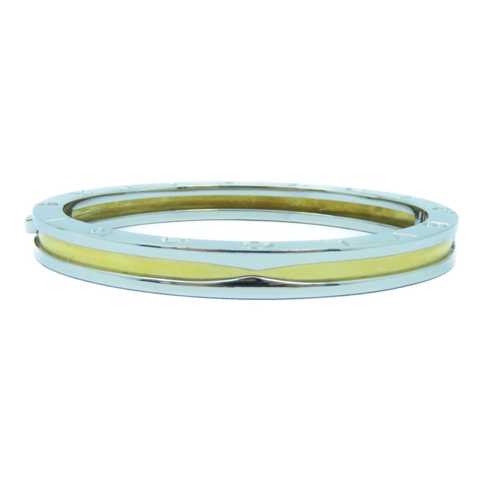 BVLGARI 18K黃金/不鏽鋼B-zero1 Bracelet手鐲